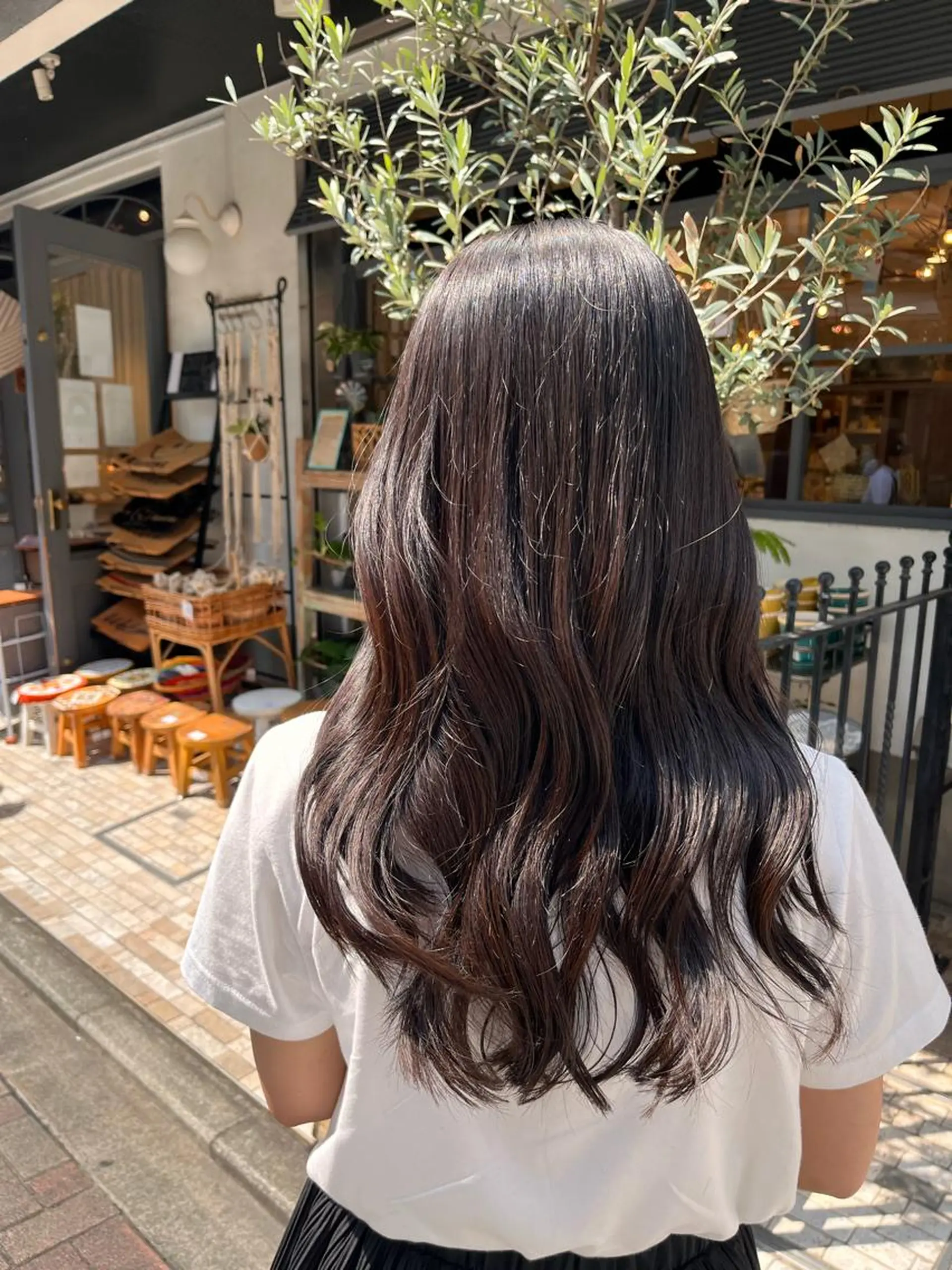 セミロング カラー カット ヘアカラー トリートメント 【センターパート/ マッシュ】ryokaのヘアスタイル