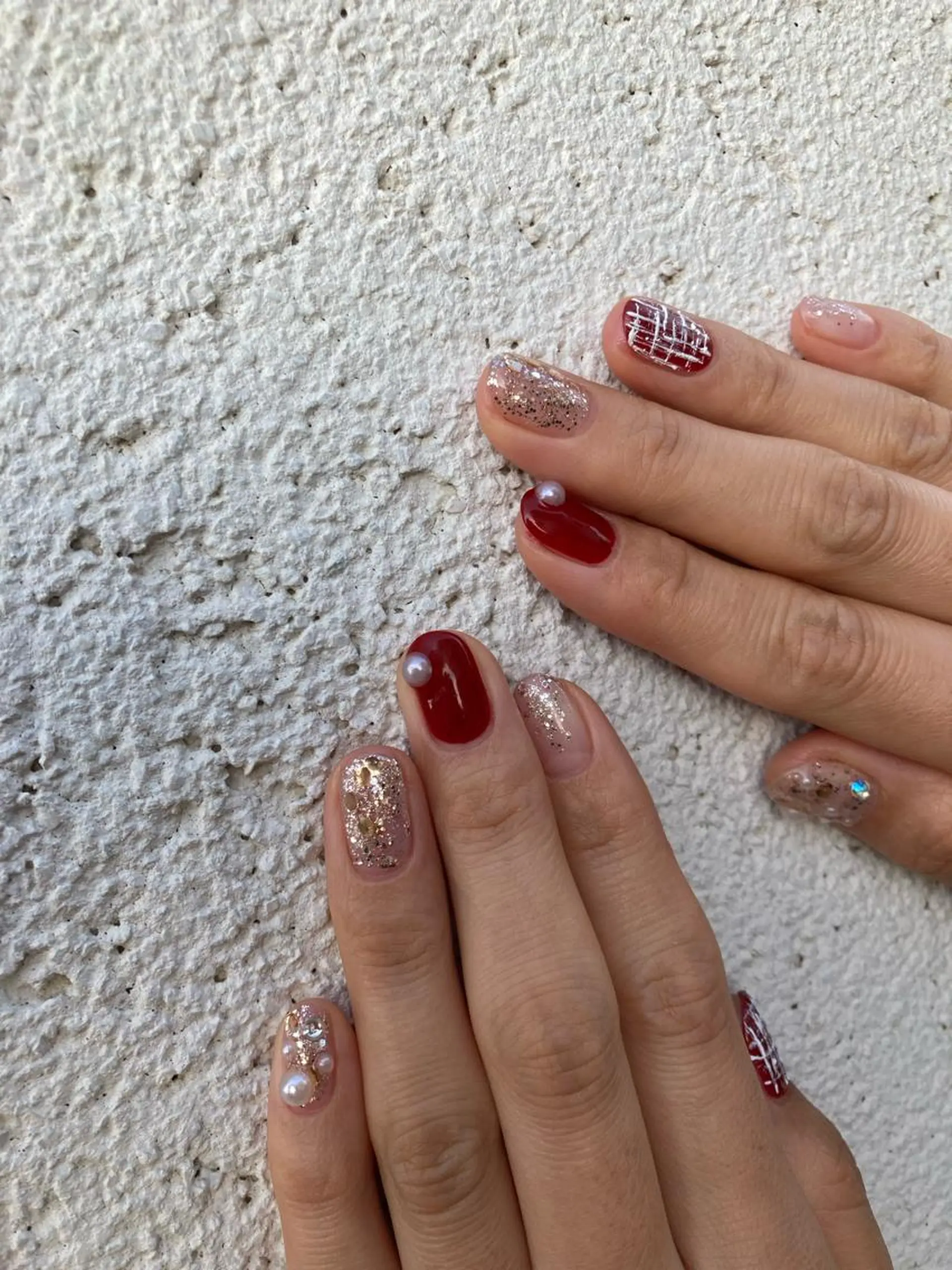 ネイル 冬ネイル クリスマス n a l u /natsumiのネイルデザイン