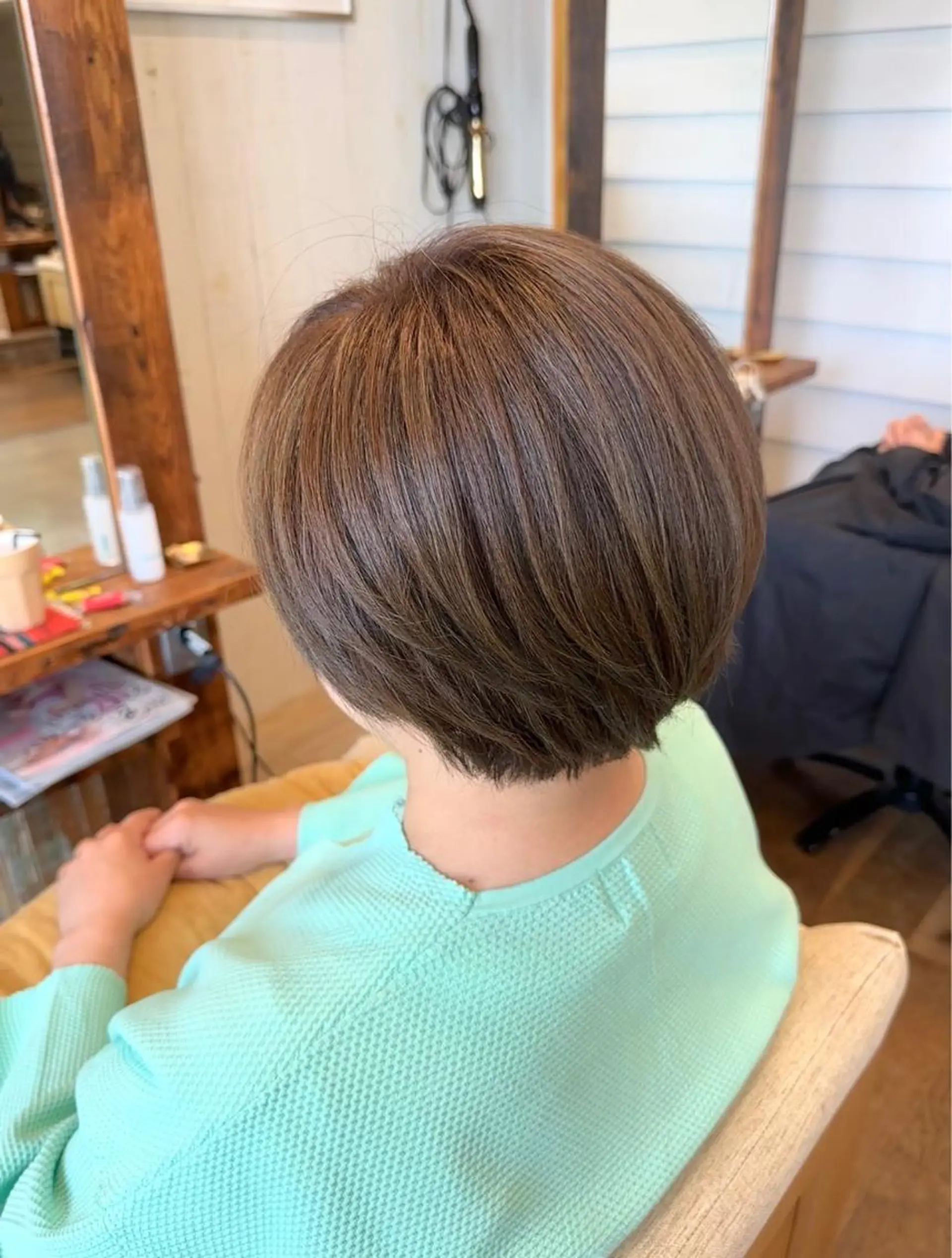 ショート sand&rose所属・逗子、パーマスタイル ナオイカイラのヘアスタイル