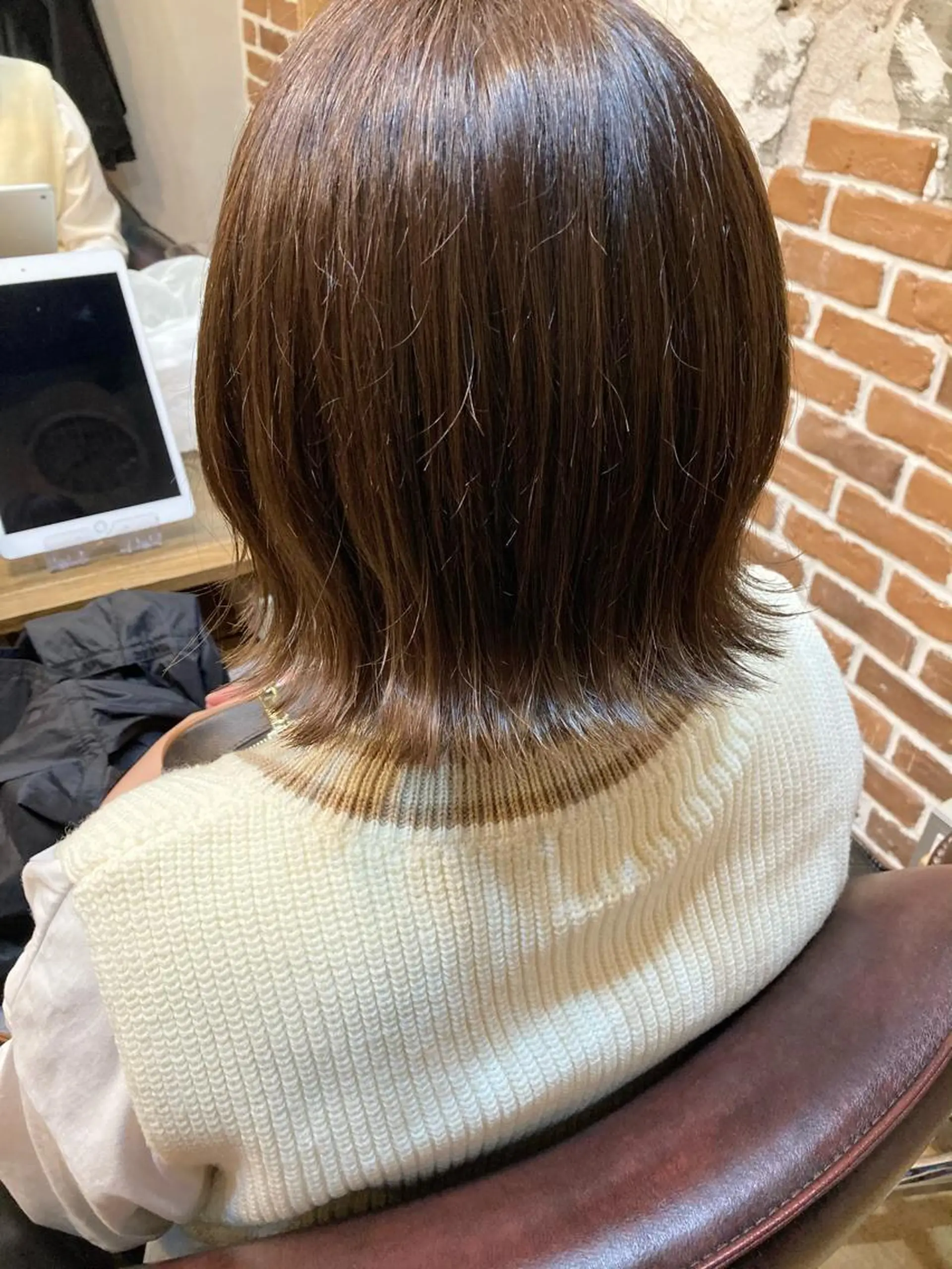 ショート ✨色持ちの良い艶 カラー✨蟹江真世のヘアスタイル
