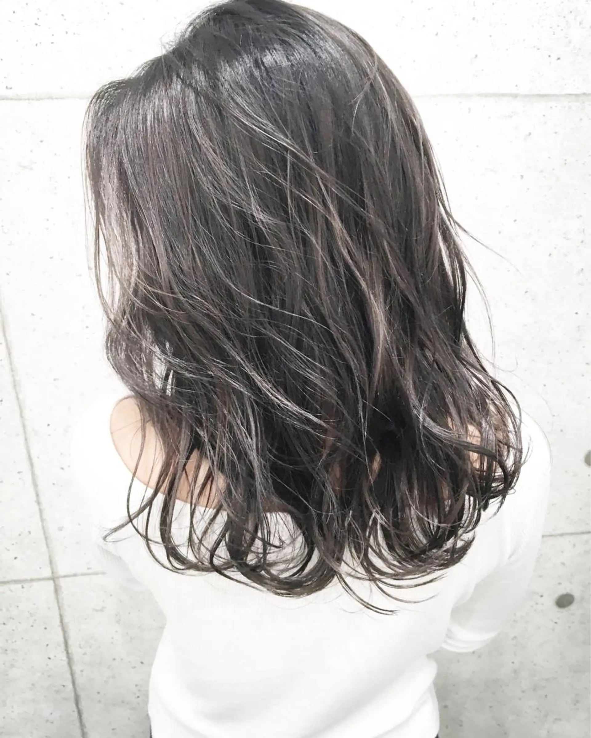 ミディアム カラー LITTY所属・レイヤー/髪質改善 /山永圭介のヘアスタイル