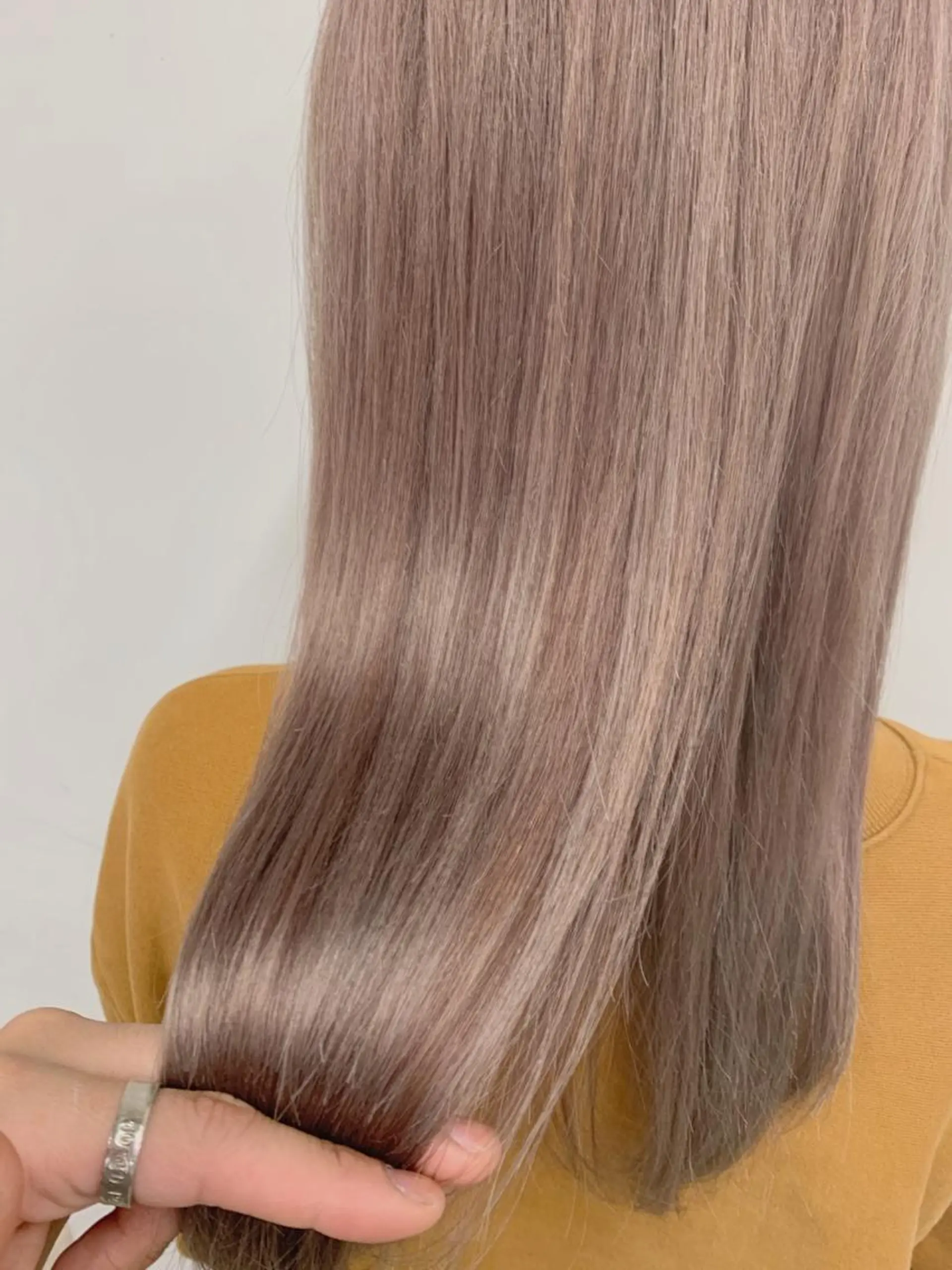 セミロング 韓国風/髪質改善 赤み消し✨junkiのヘアスタイル