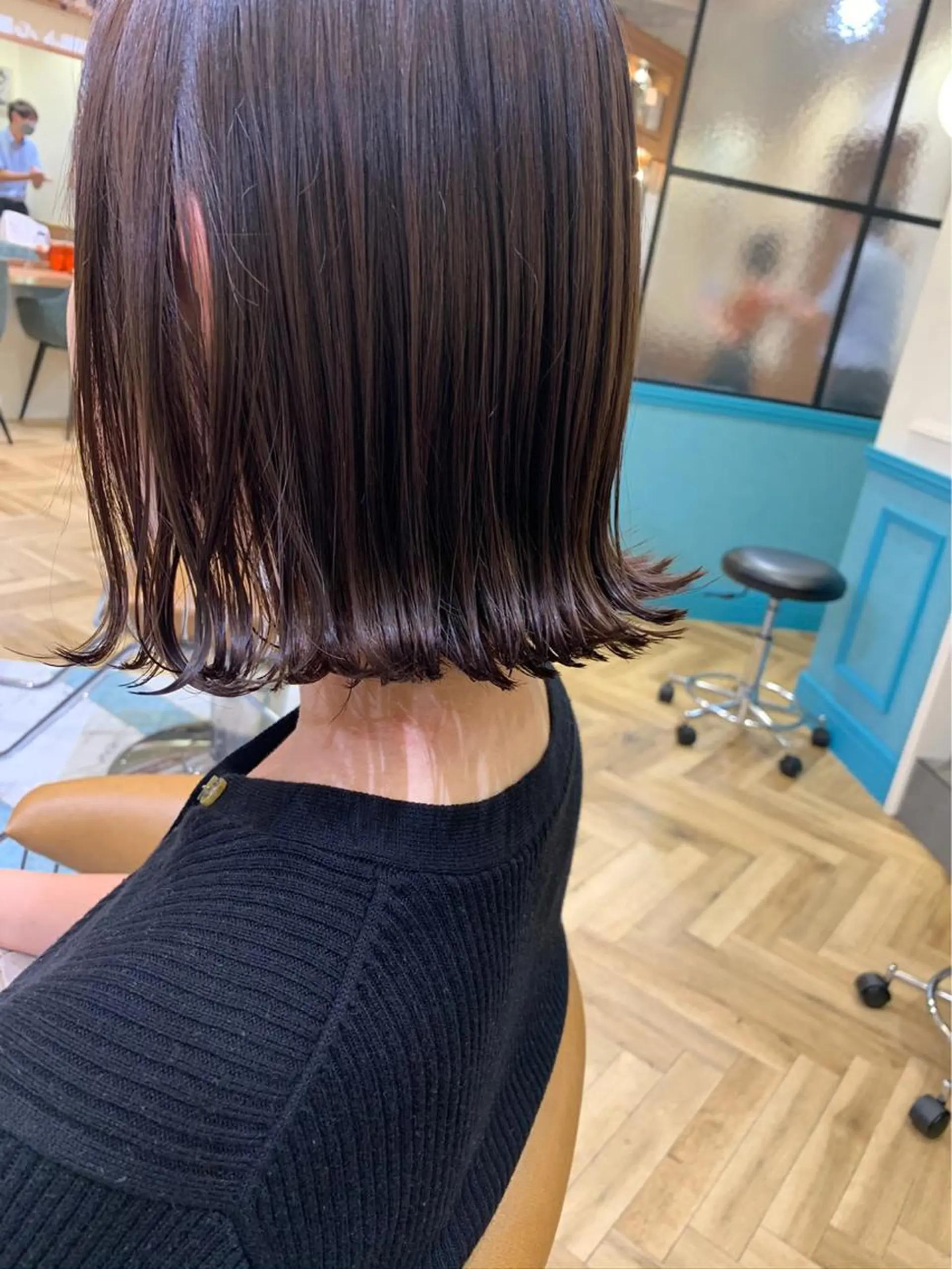 ショート カラー カット 縮毛矯正 トリートメント 韓国ヘア/艶カラー /田中悠佑のヘアスタイル