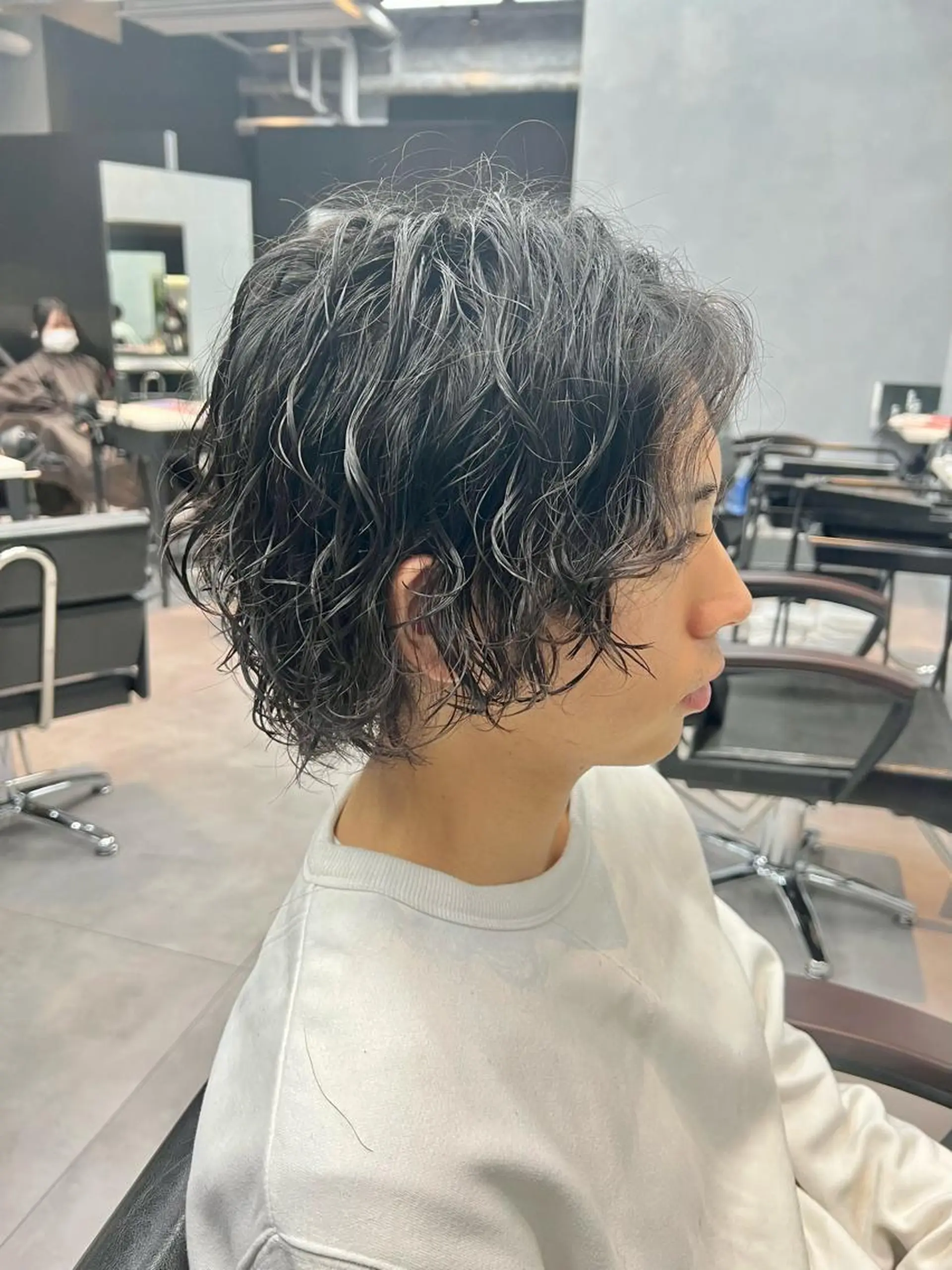 パーマ メンズ カット パーマ 🦩パーマン🦩佐藤 航太のヘアスタイル