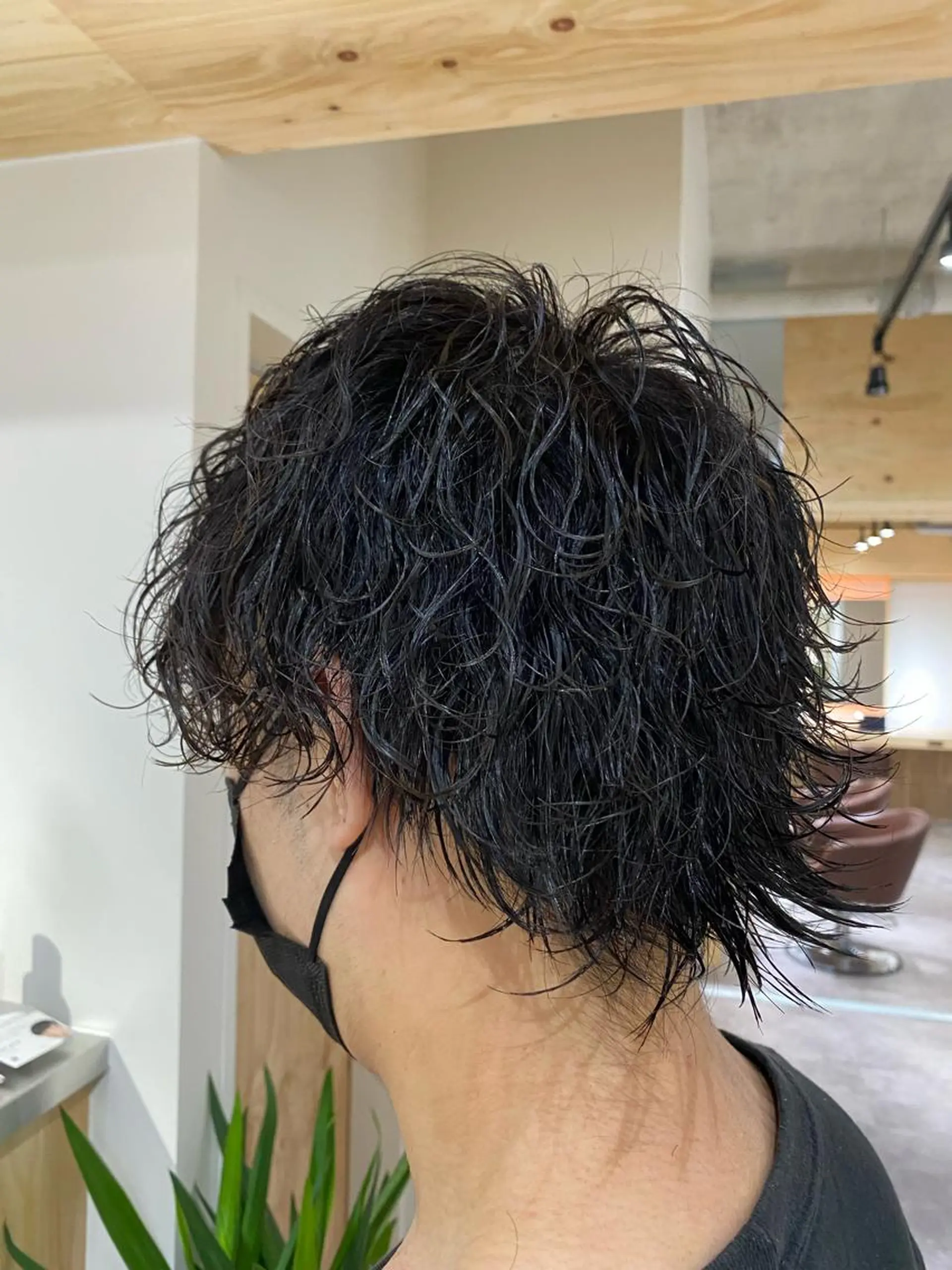 パーマ メンズ カット パーマ ヘアセット メンズブリーチカラー /パーマ ごーた立川のヘアスタイル