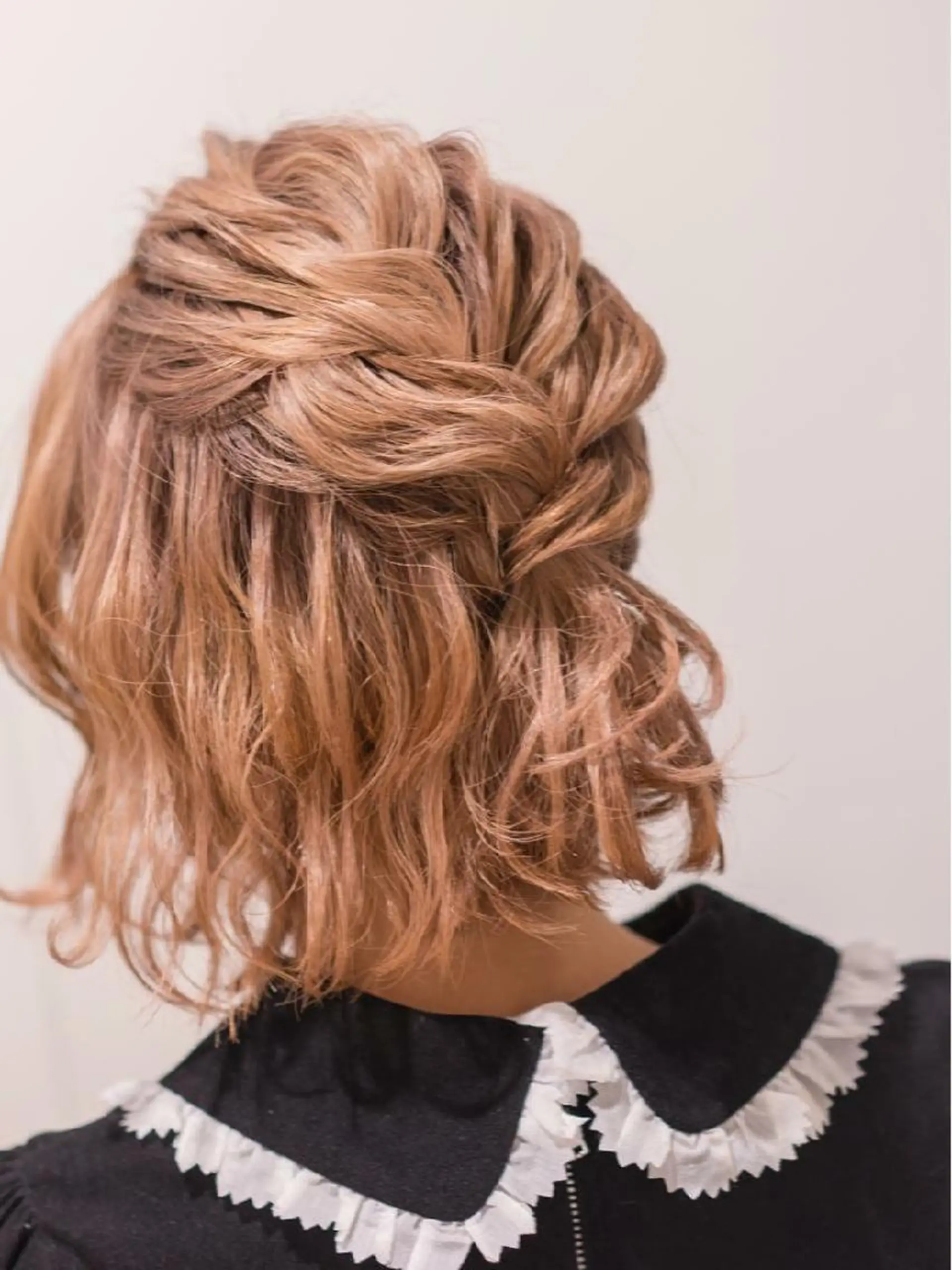 ショート メンズ カラー キッズ ヘアアレンジ パーマ ネイル マツエク・マツパ ハーフアップ HIME. ＊*ヒメドットのヘアスタイル