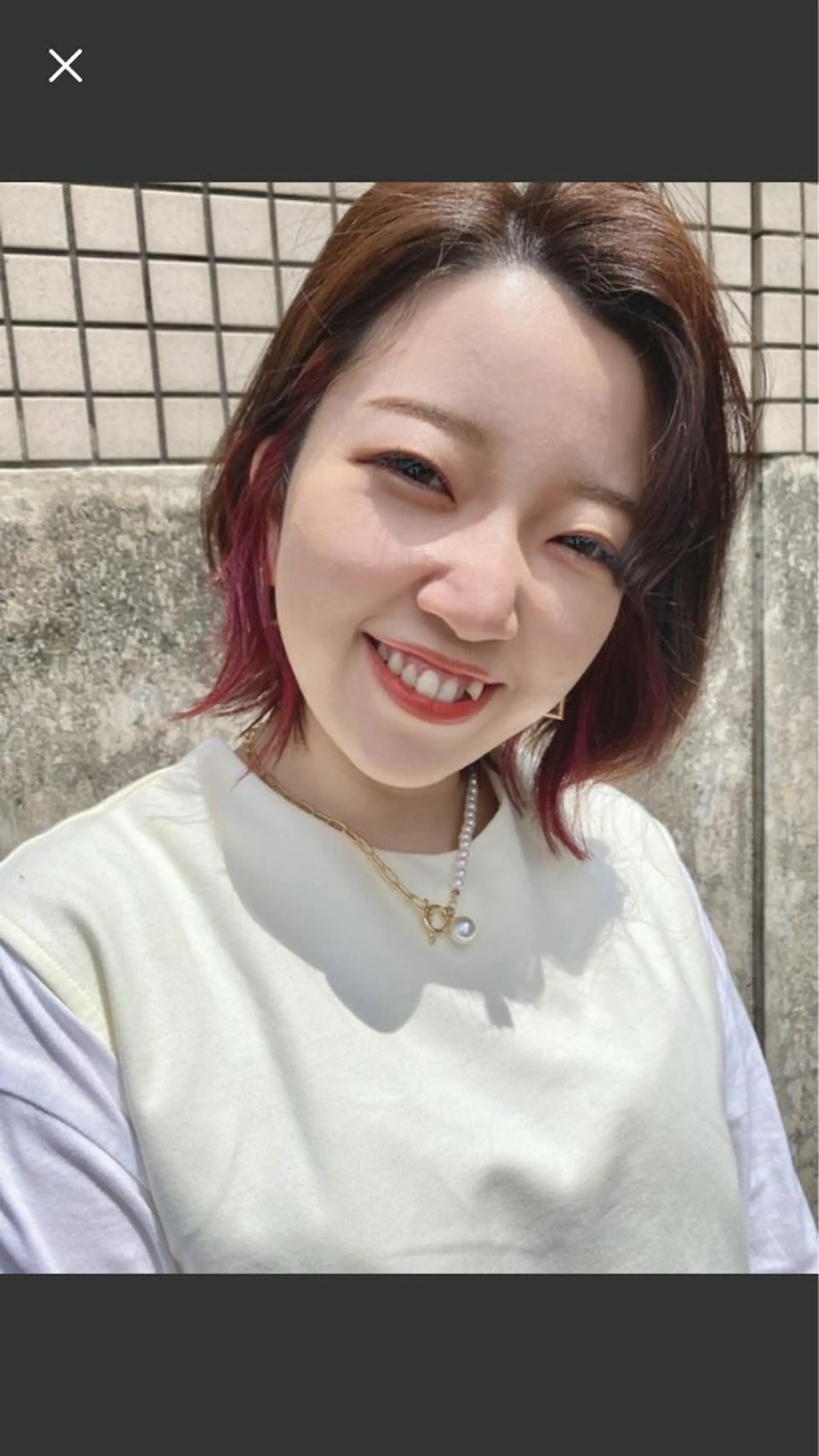 ショート カラー 小島 千夏のヘアスタイル