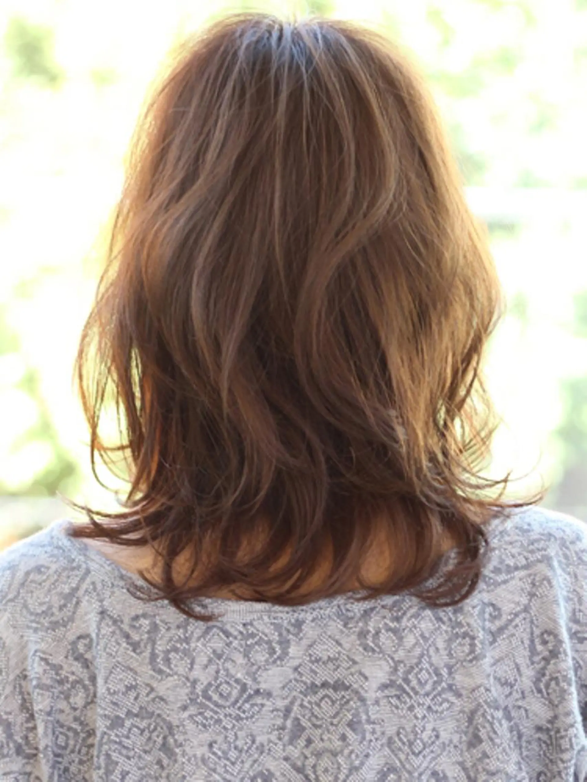 ミディアム カラー 永岡 鉄平のヘアスタイル