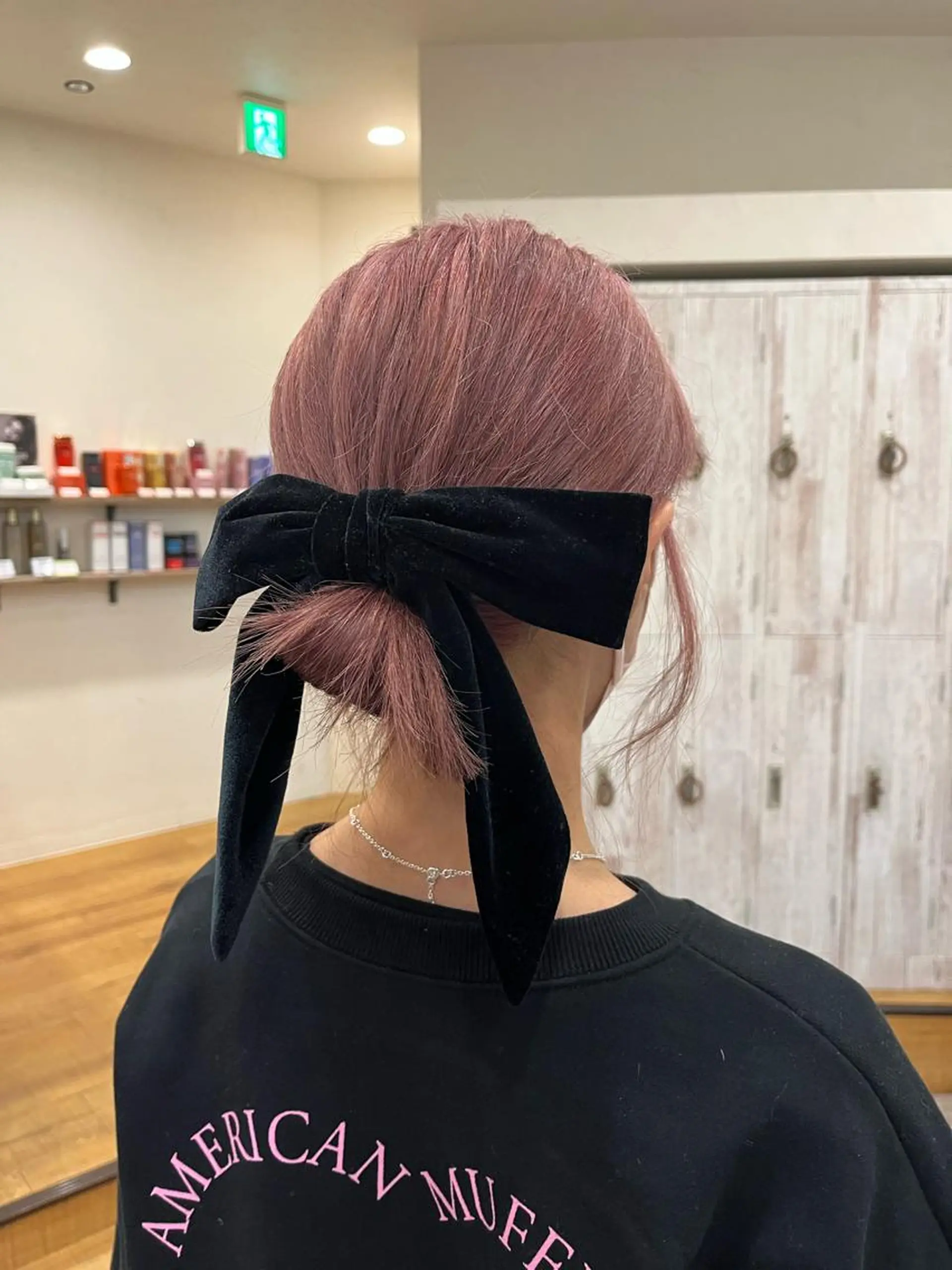 ミディアム カラー ブリーチ ピンクカラー 🟢NEGi🟣 🫧髪質改善のヘアスタイル