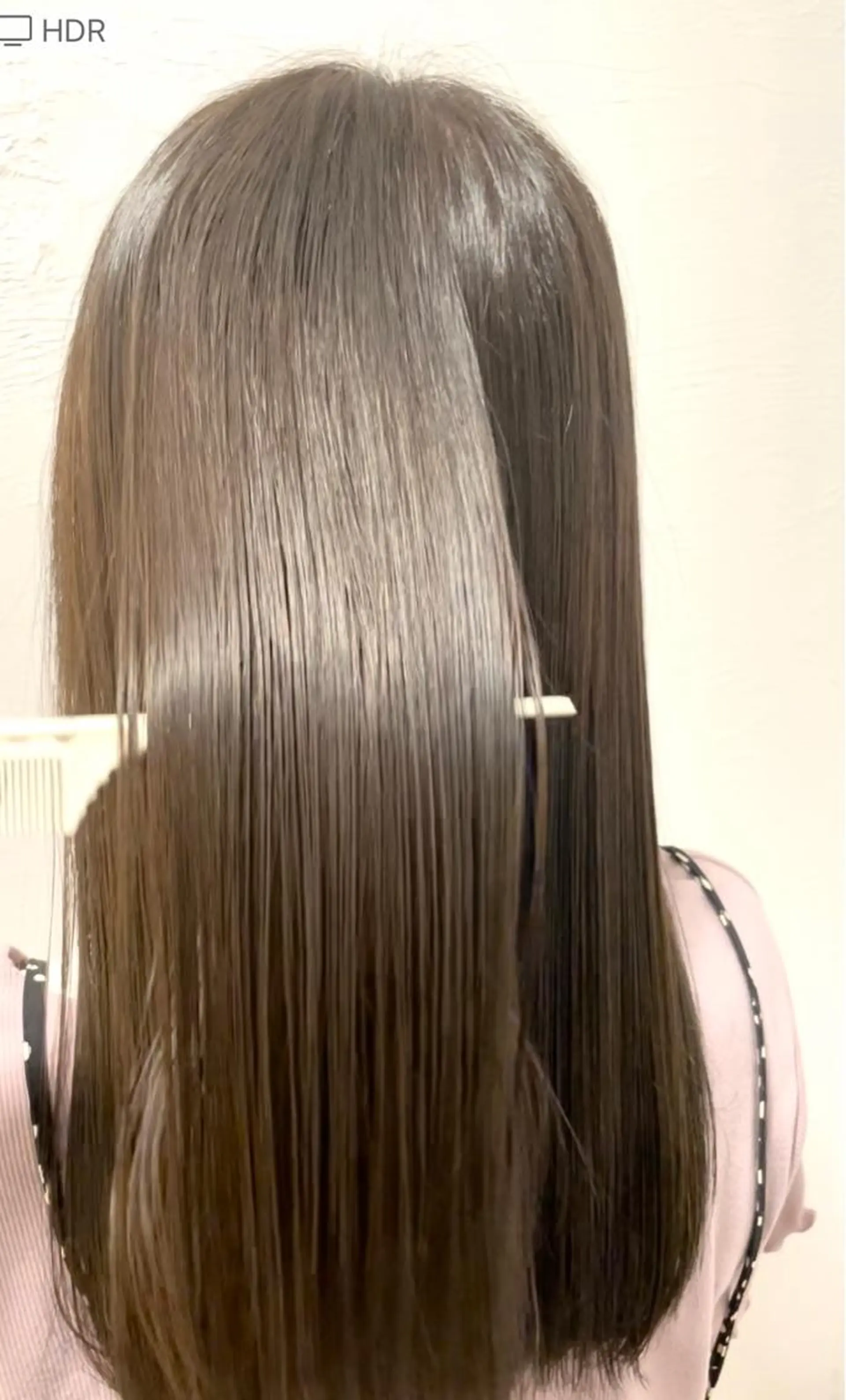 ロング カラー アッシュ ベージュカラー 透明感カラー 縮毛矯正 ヘアカラー トリートメント SALOWIN梅田　　サロウィン所属・縮毛•酸性矯正特化/ 美髪•髪質改善/KJのヘアスタイル