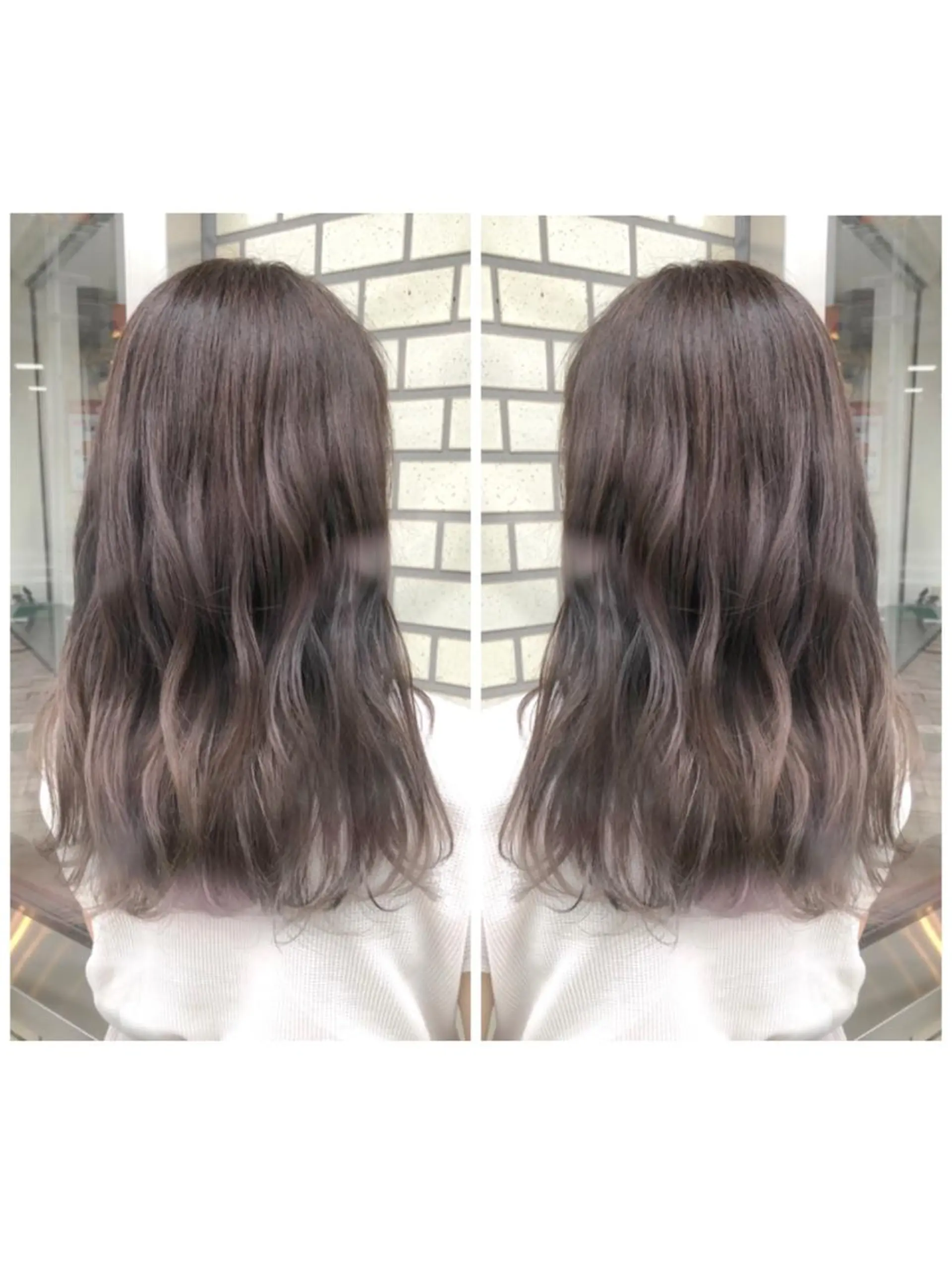 セミロング カラー ブラウンカラー グレージュ ヘアカラー ブリーチ/髪質改善 🍊店長MASAKiのヘアスタイル