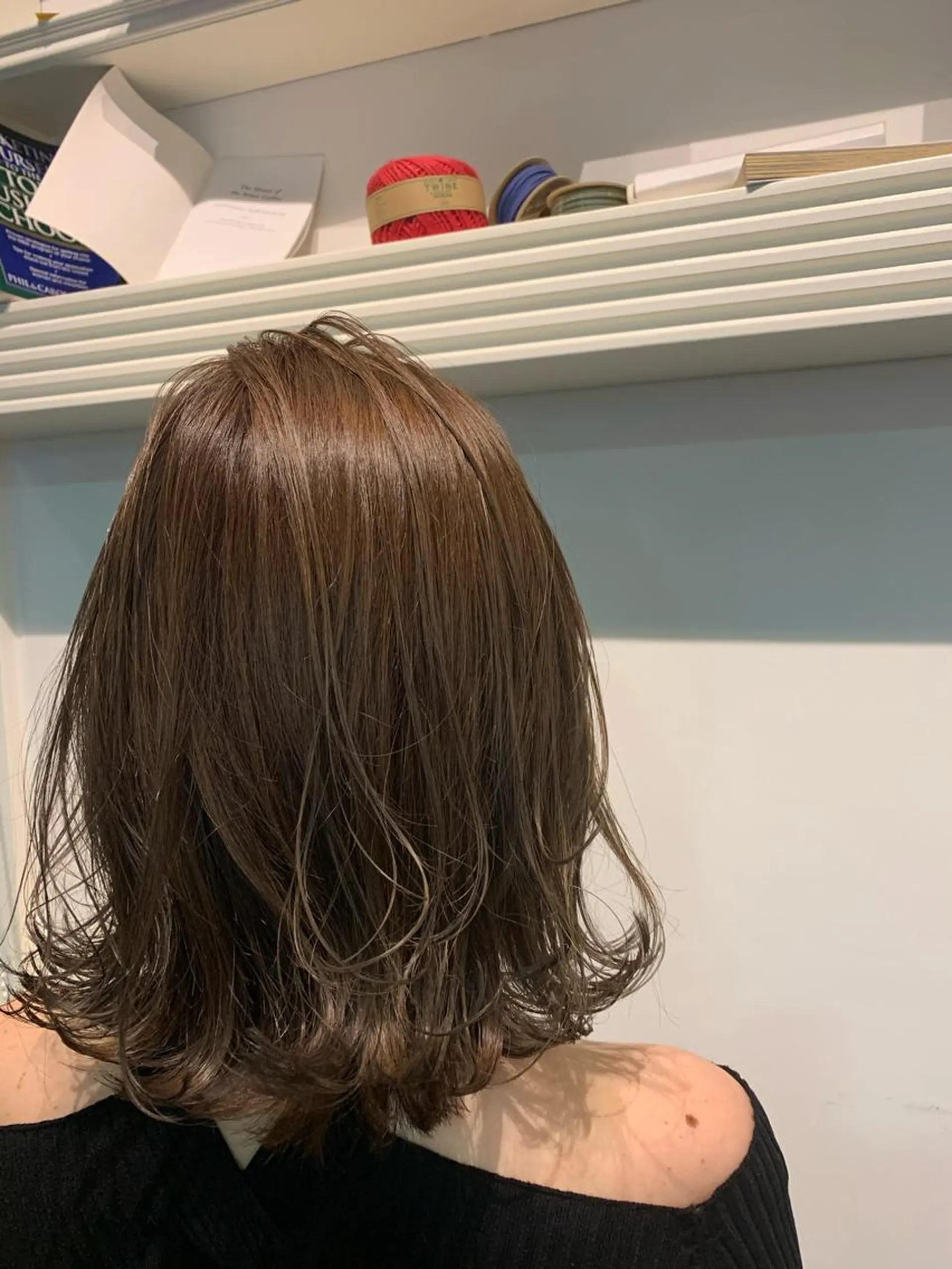 ミディアム アッシュ ヘアカラー トリートメント ヘッドスパ ヘアセット 大宮/山口 竣也のヘアスタイル