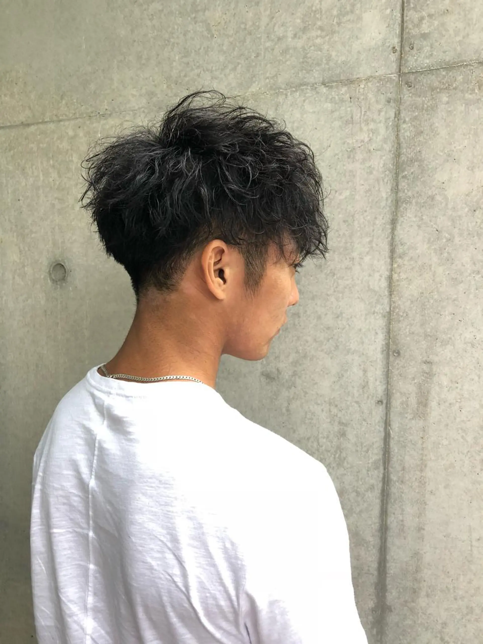 パーマ メンズ カット パーマ 森本裕/オーナー/ スパイラルパーマのヘアスタイル