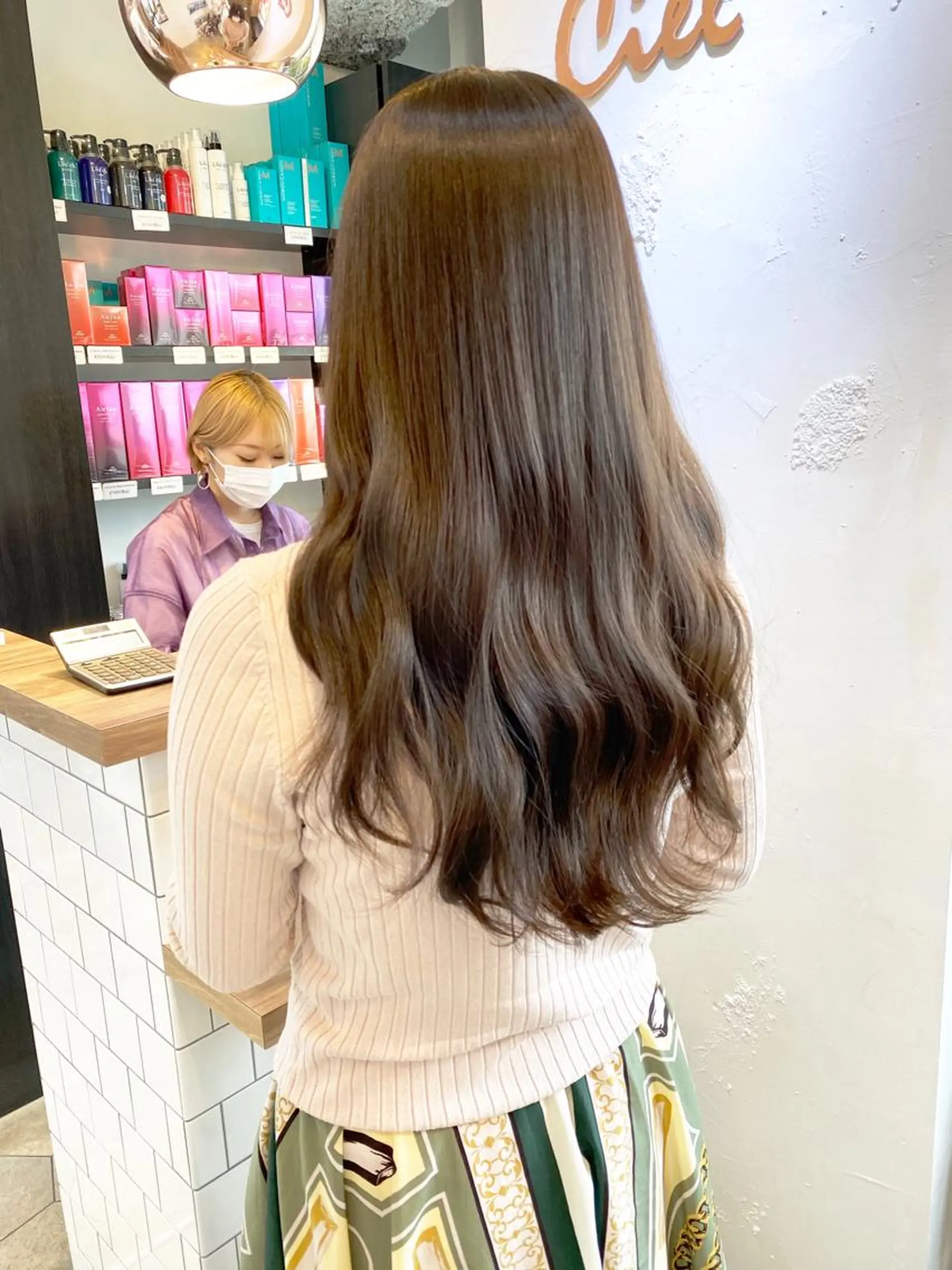 ロング カラー パーマ 🥣 hashi 🛋️のヘアスタイル