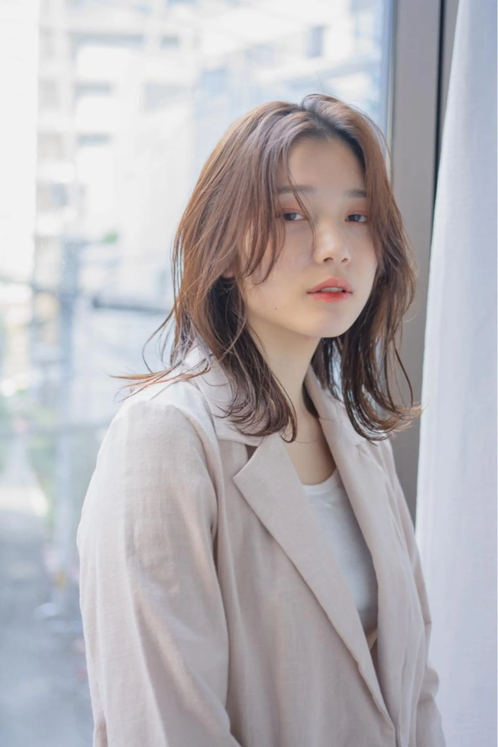 ミディアム カラー レイヤー,ボブ / 彩未のヘアスタイル