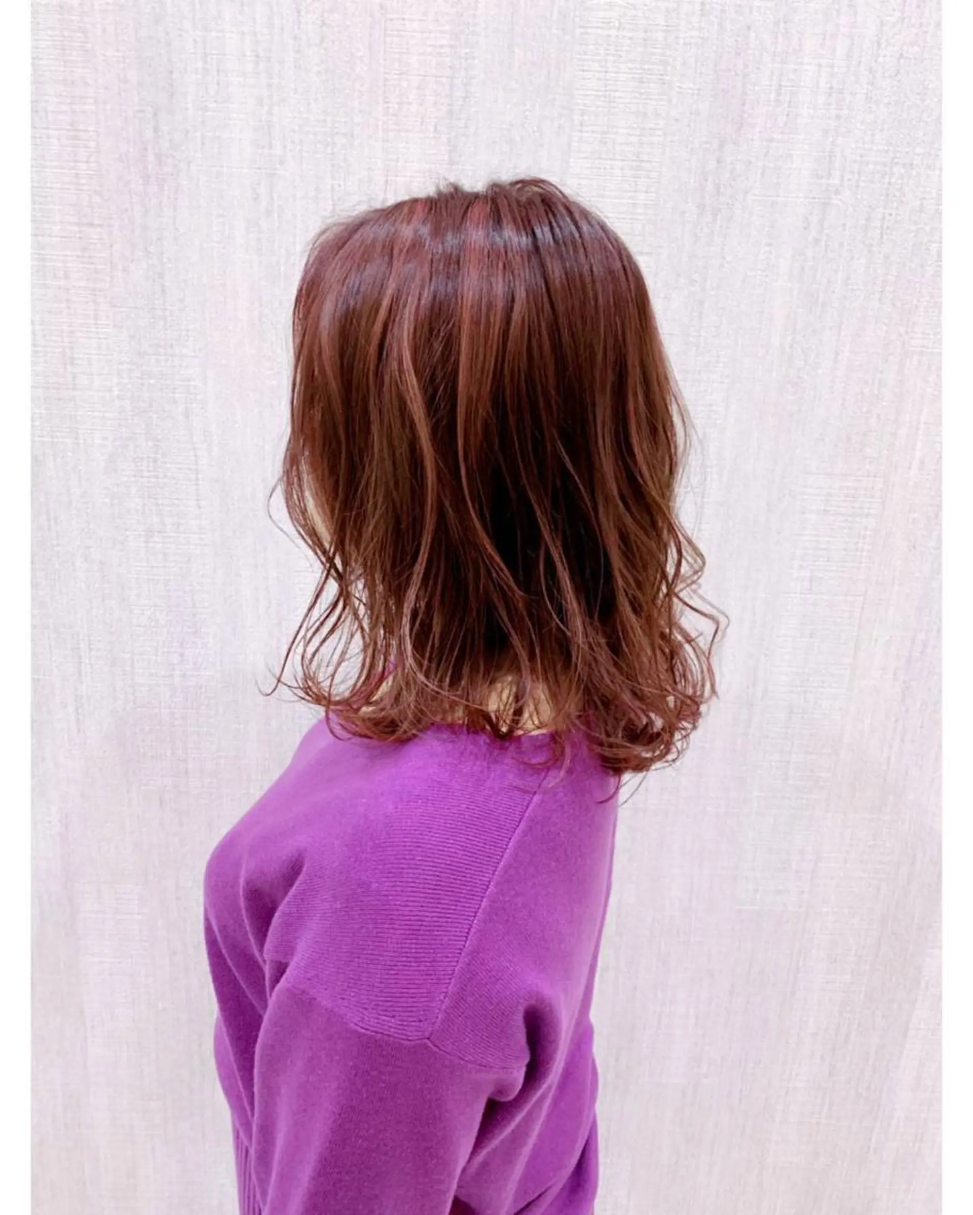 ミディアム カット 縮毛矯正 店長✨レイヤー✖️ 髪質改善✖️韓国ヘアのヘアスタイル