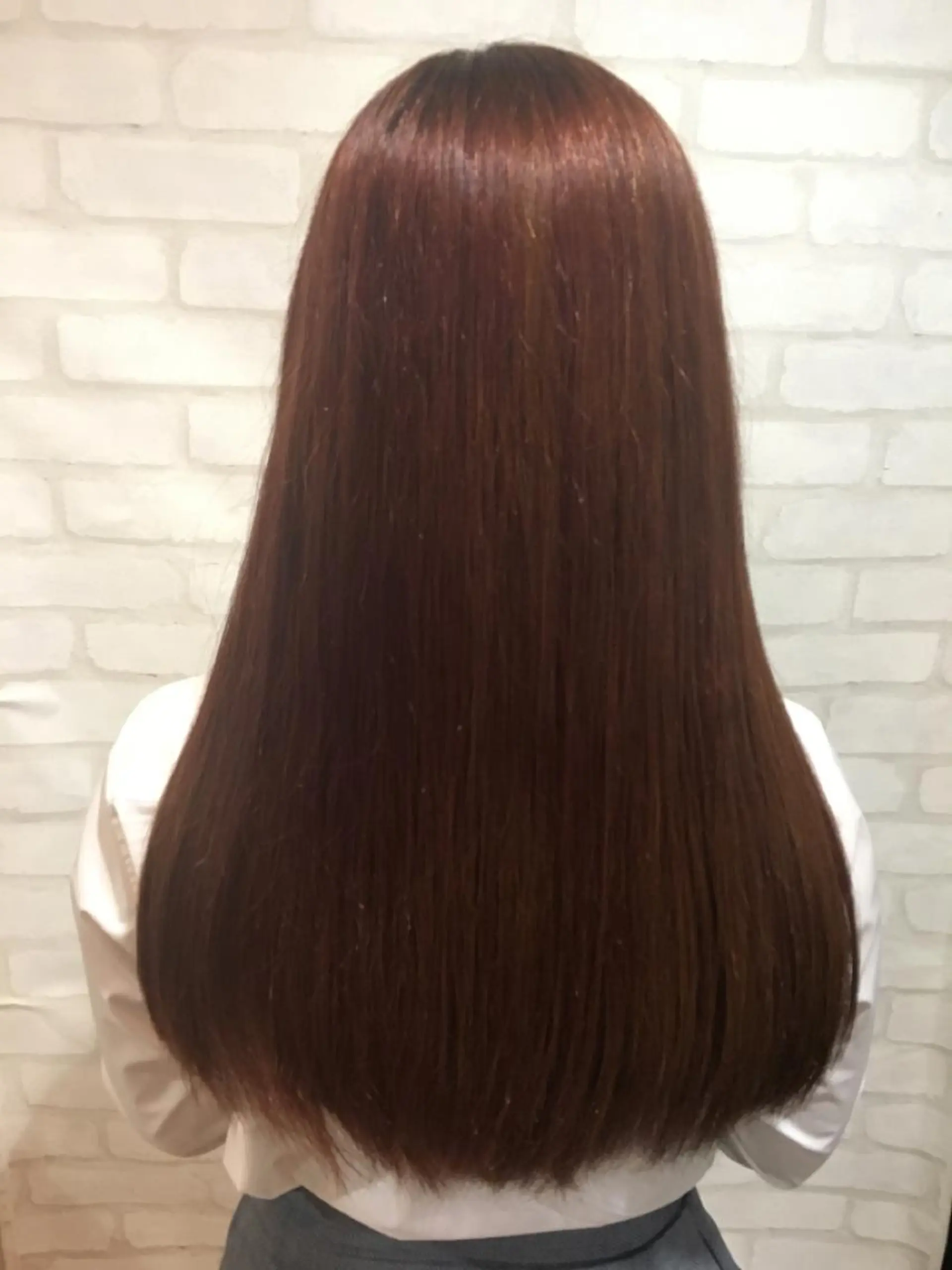 セミロング カラー 髪質改善カラー🫧 舘田千乃のヘアスタイル