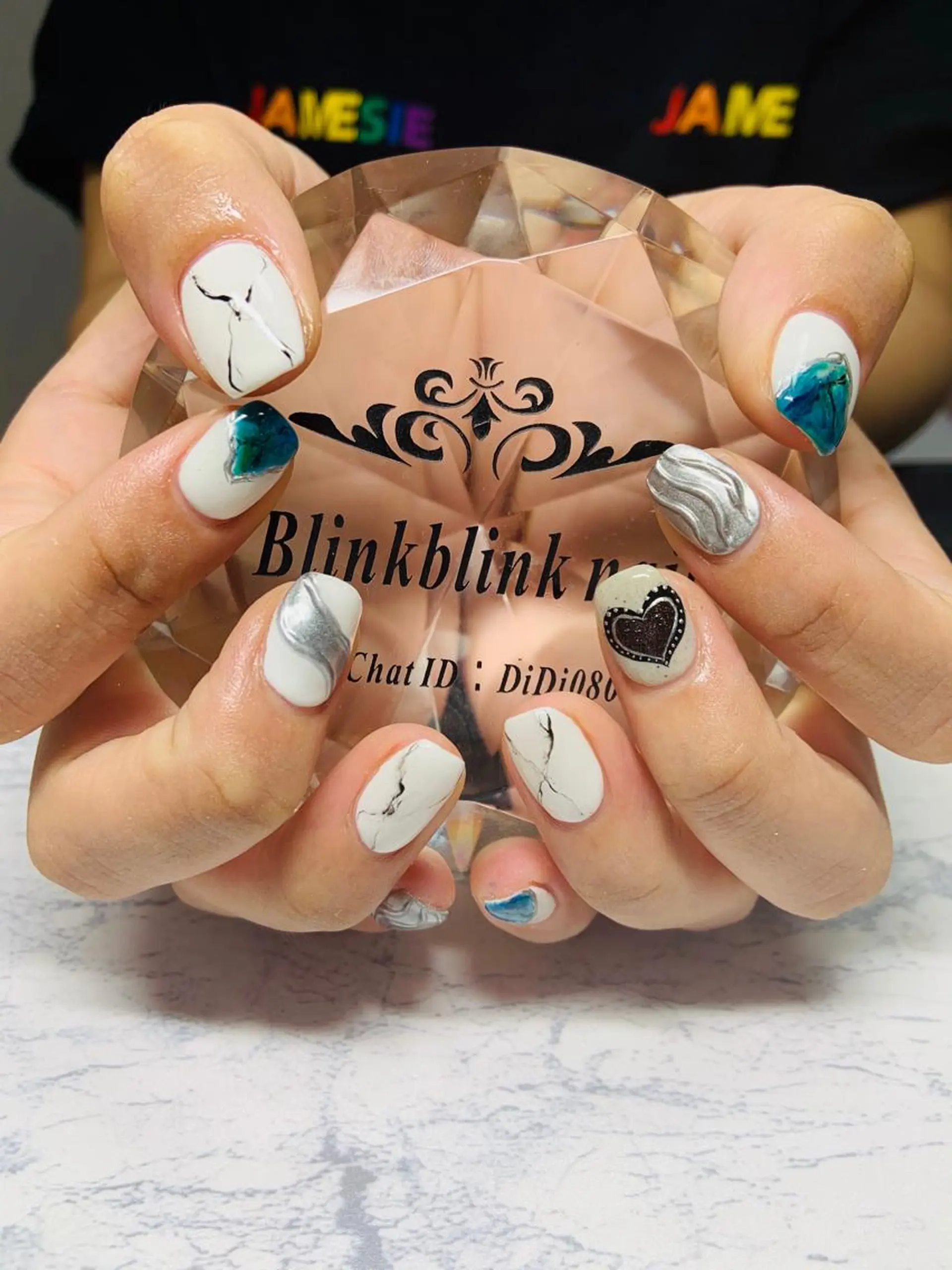 ミディアム ネイル ハンドネイル Style Nailのネイルデザイン