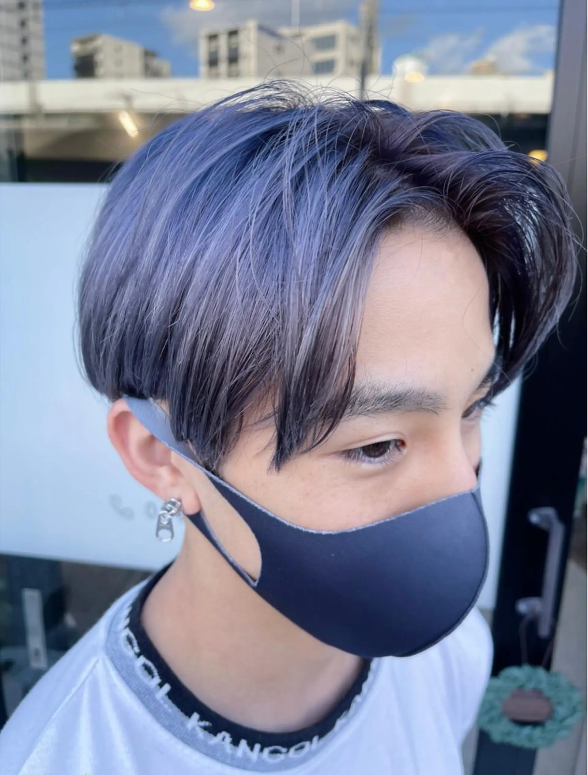 ショート カラー メンズ ハンサムショート ダブルカラー ラベンダーカラー 似合わせカット ショートヘア ダブルカラー /まつ毛パーマ🎀のヘアスタイル