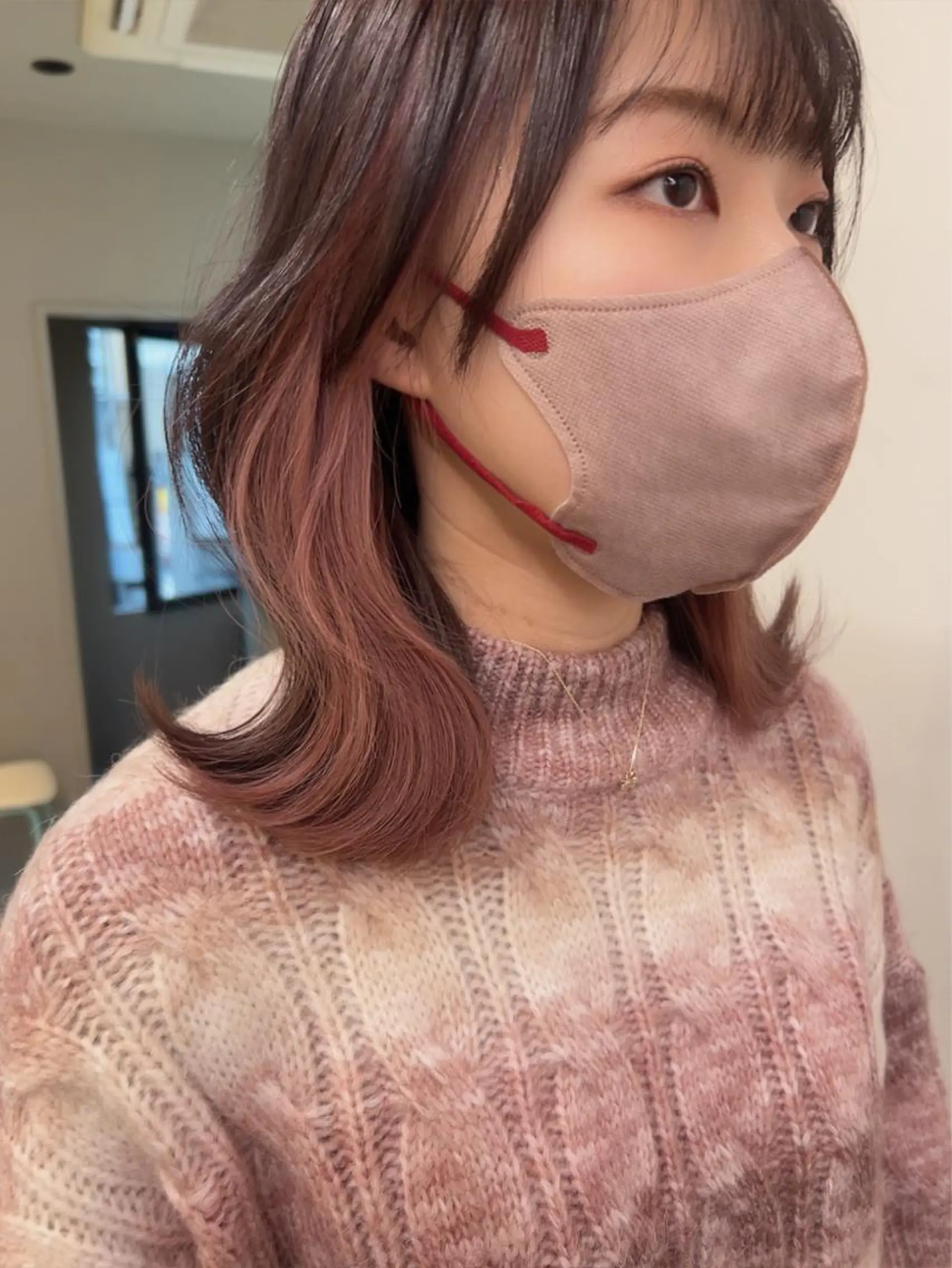 セミロング カラー ヘアカラー トリートメント ヘッドスパ ヘアセット 🥞ベージュ系カラー 【すずきりほ】🥞のヘアスタイル