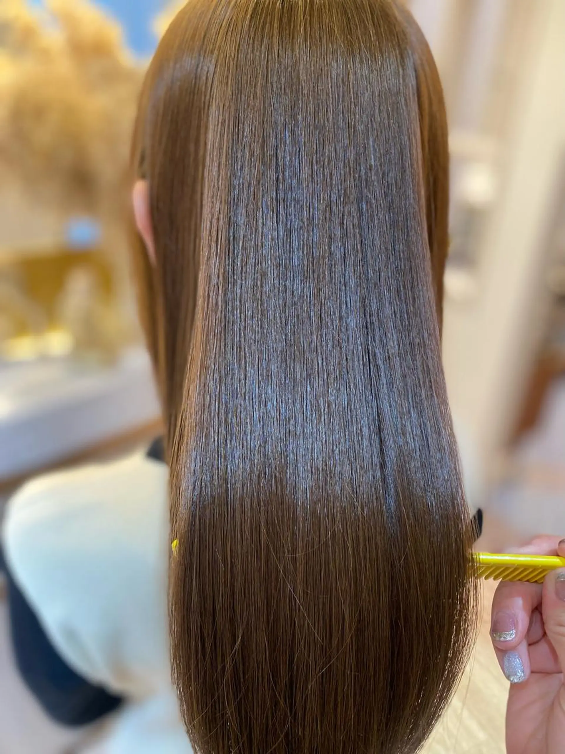 セミロング 髪質改善/縮毛矯正 🌻momokaのヘアスタイル