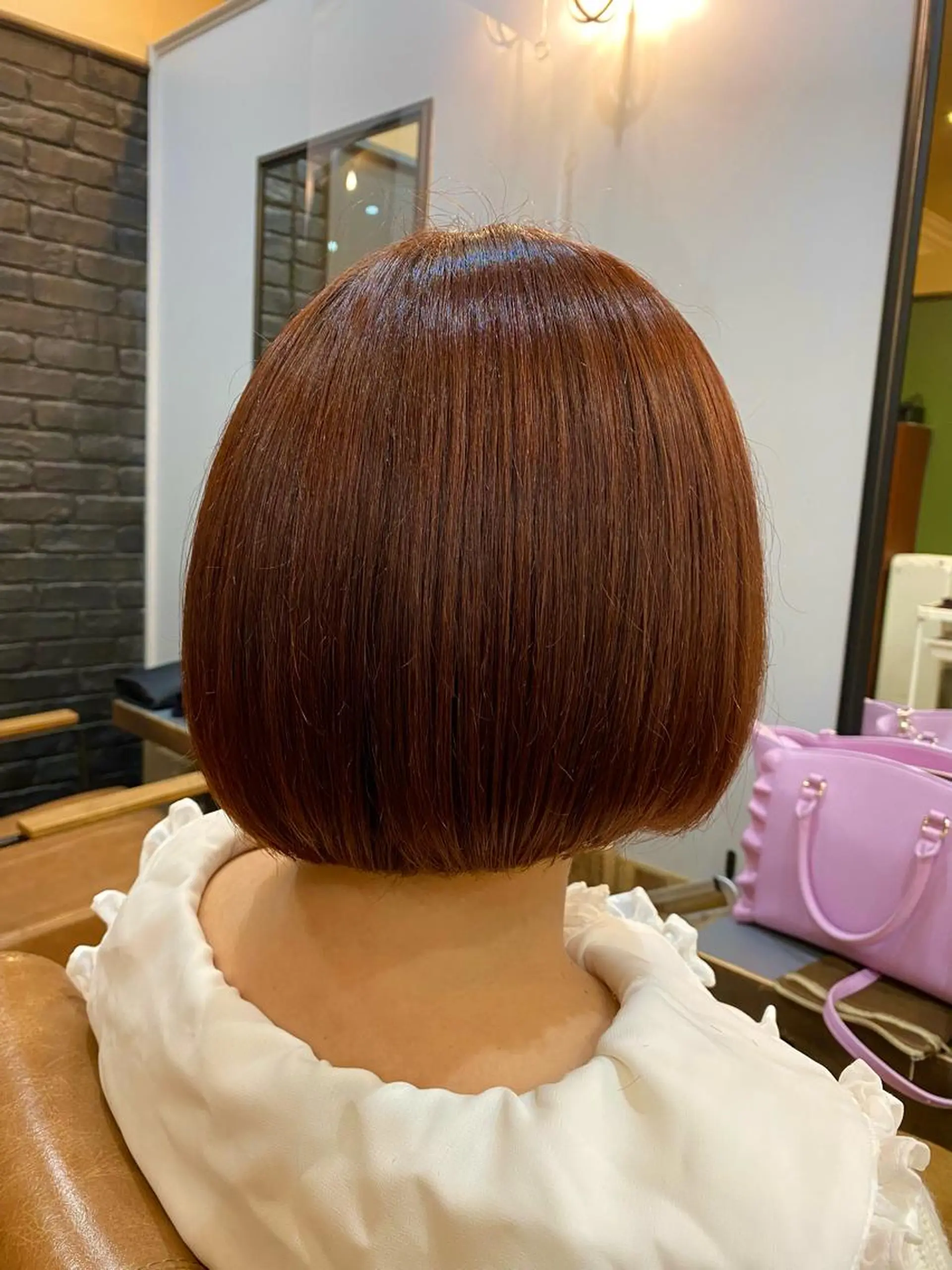 ショート カラー ベージュカラー ブリーチ ブリーチなしカラー ピンクカラー ピンクベージュ カット ヘアカラー トリートメント 特殊カラー特化 ✂️SHIAN フジのヘアスタイル