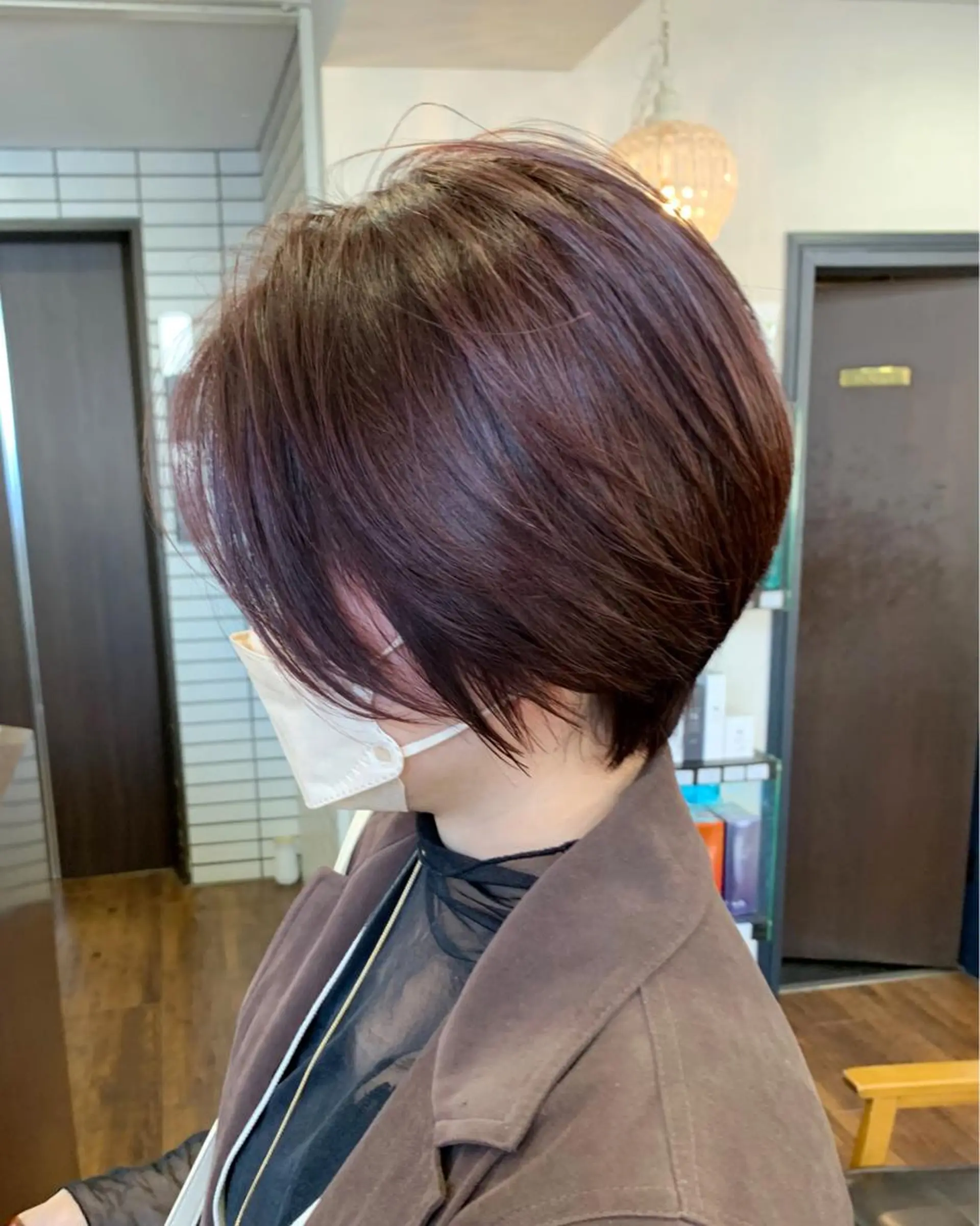 ショート カット 縮毛矯正/ショート/ レイヤー/畑中正敏のヘアスタイル