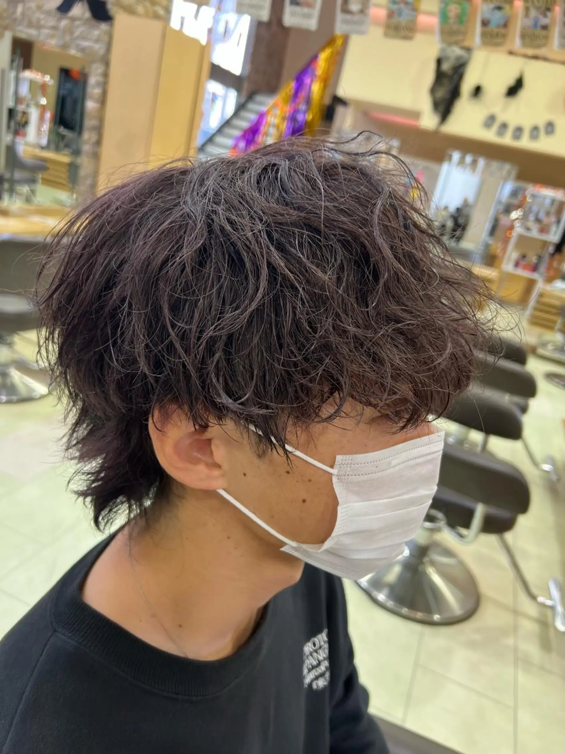 カラー メンズ メンズブリーチ ベージュカラー ブリーチ ブラウンカラー 透明感カラー メンズカット/柏/韓 国/メンズパーマ航太のヘアスタイル