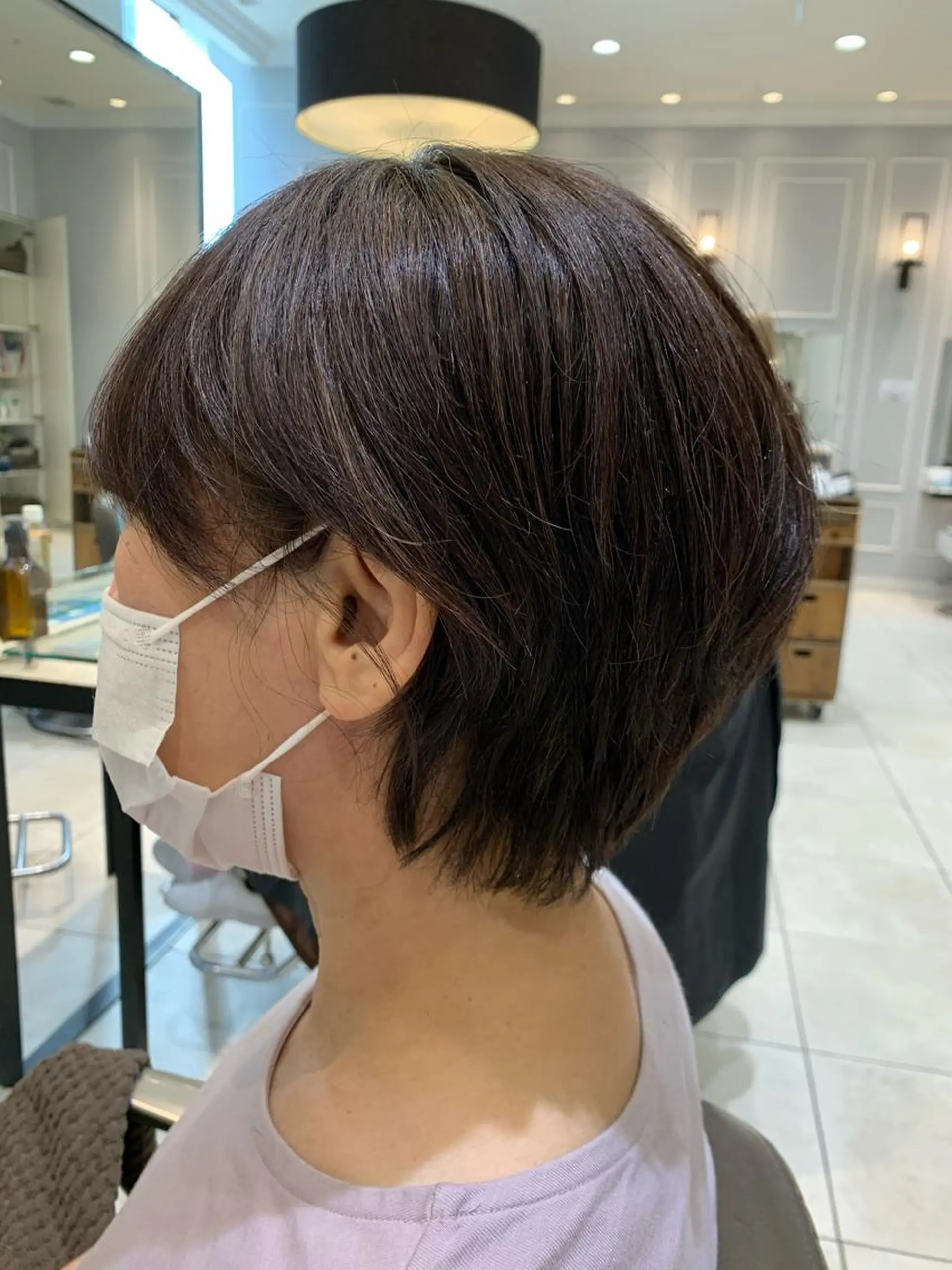 ショート カラー ショートヘア カット ヘアカラー トリートメント 🦖鶴岡香純🦖 産休中のヘアスタイル