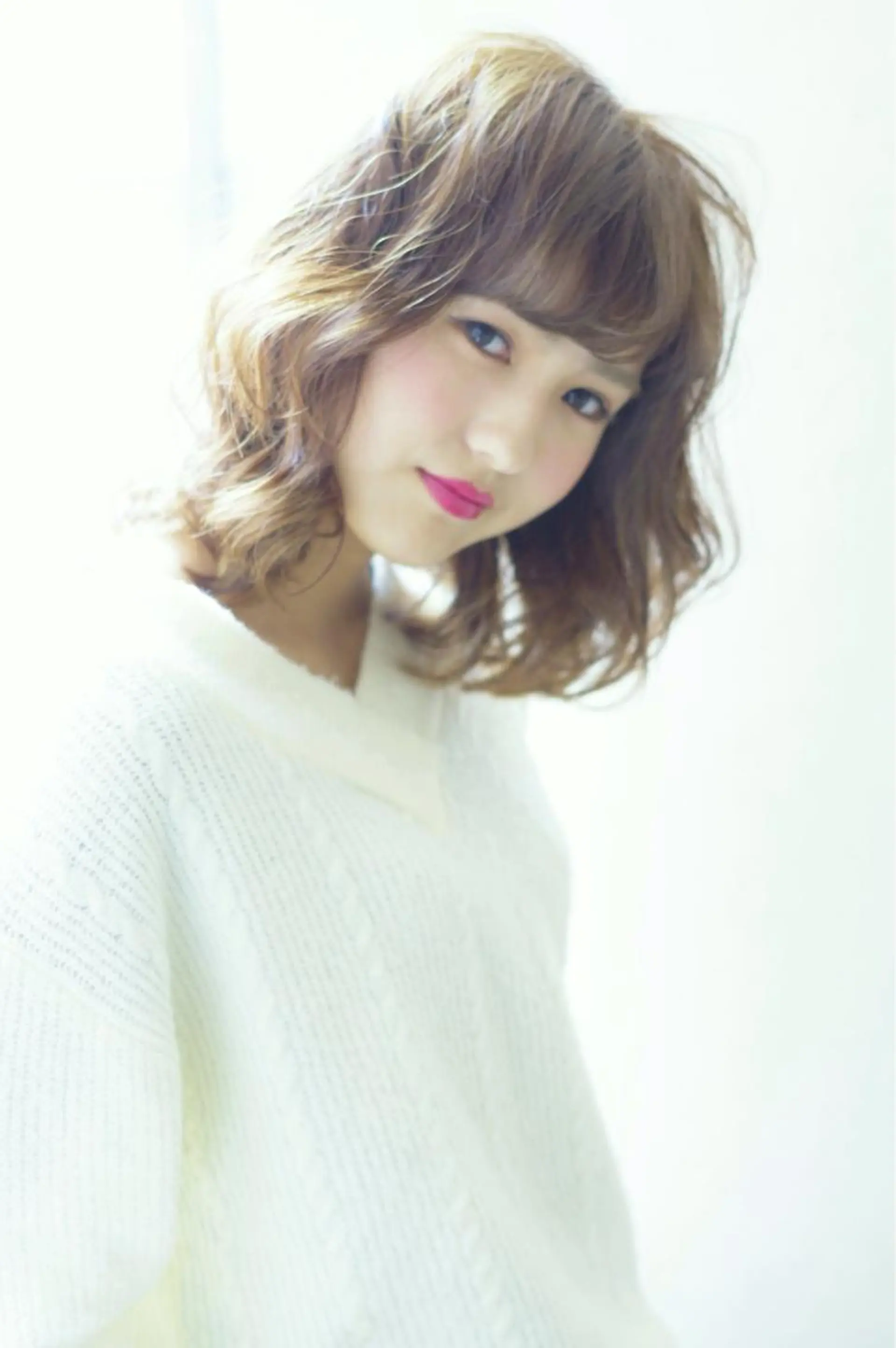 ミディアム カラー パーマ 💎髪質改善💎 デザイナーshinのヘアスタイル