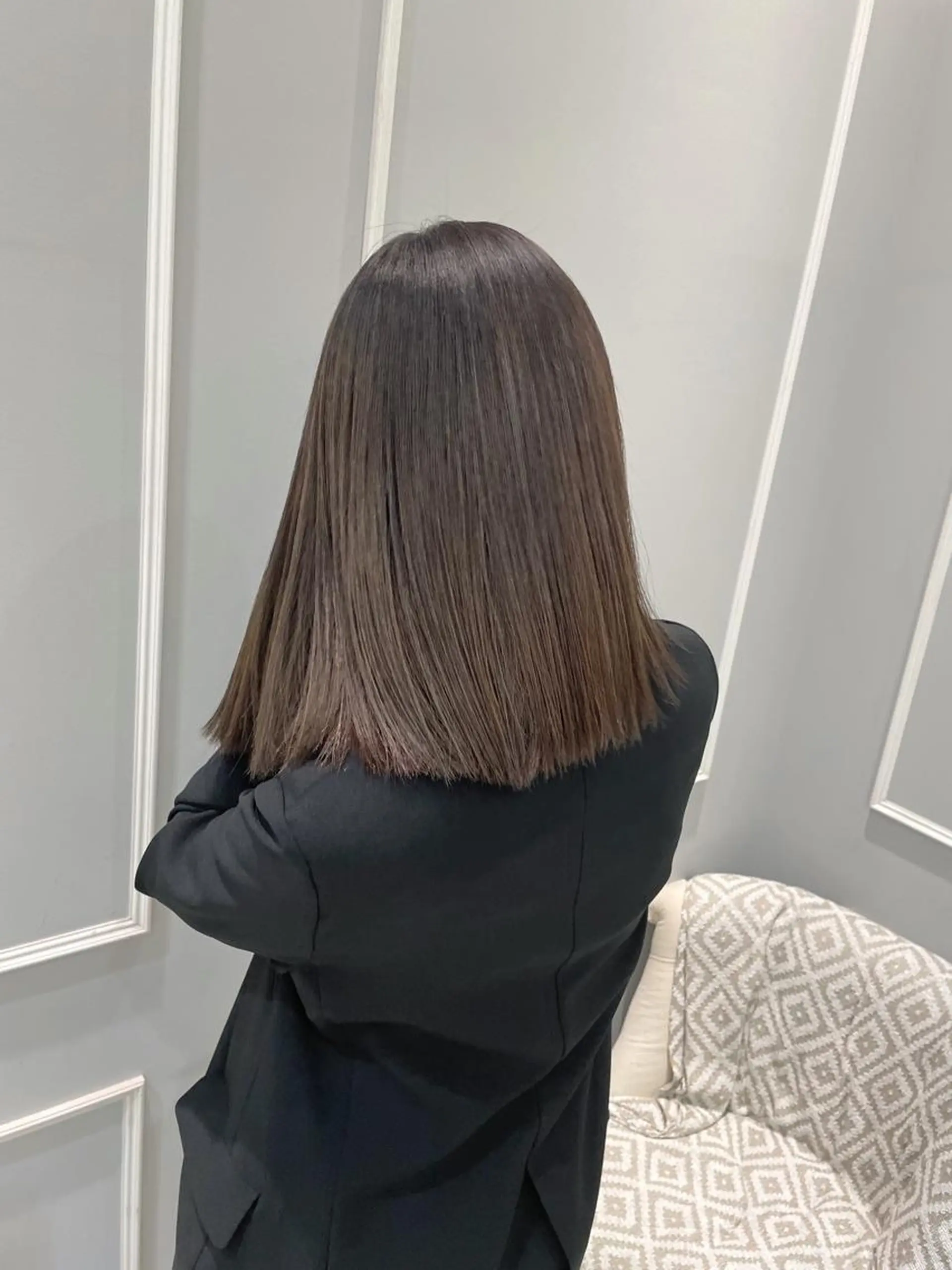 ミディアム カラー 🩶赤み消しカラー 🐈‍⬛荻野美思🐾のヘアスタイル