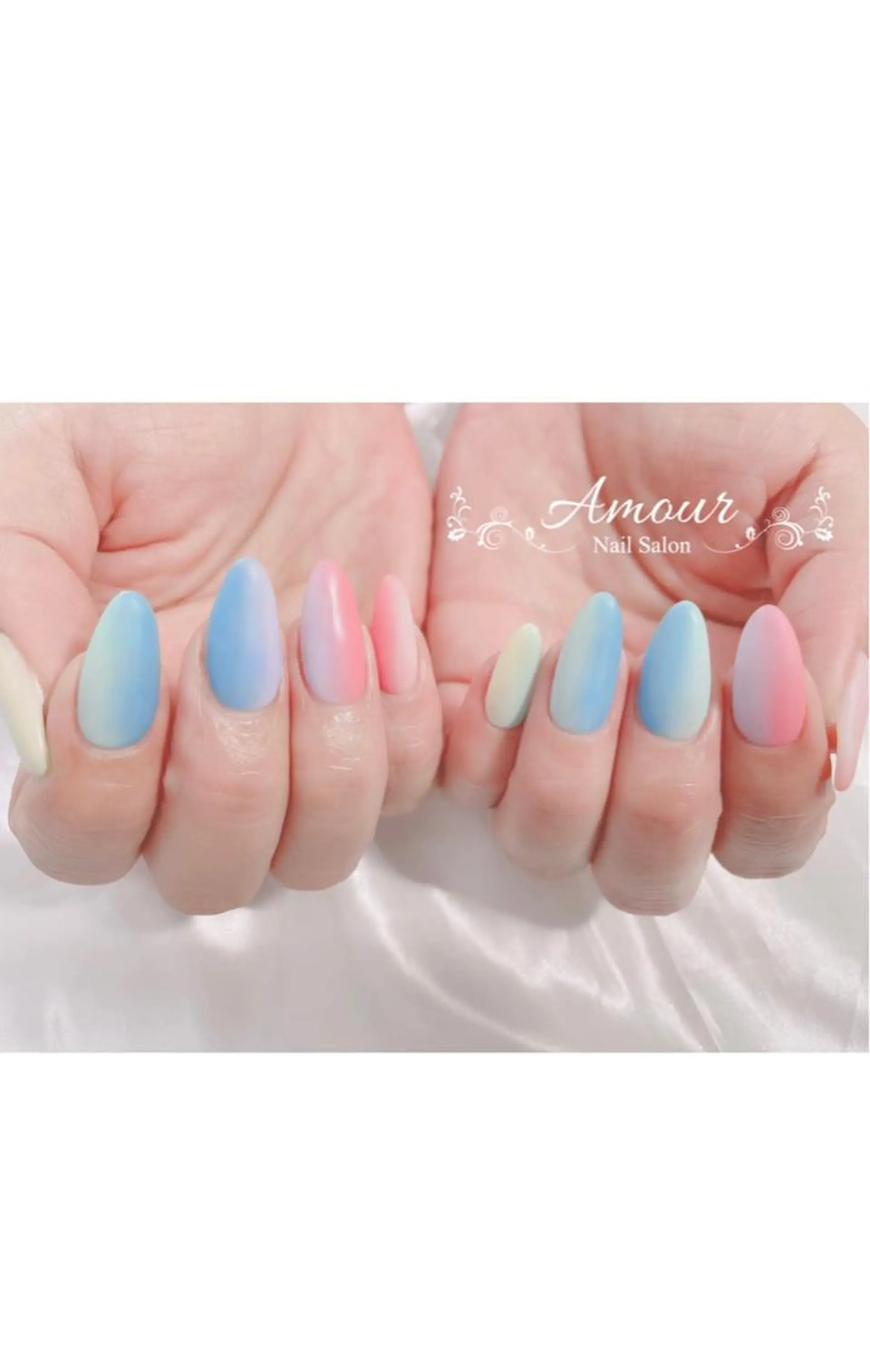 ネイル グラデーション マットネイル nailsalon ♡amour♡のネイルデザイン