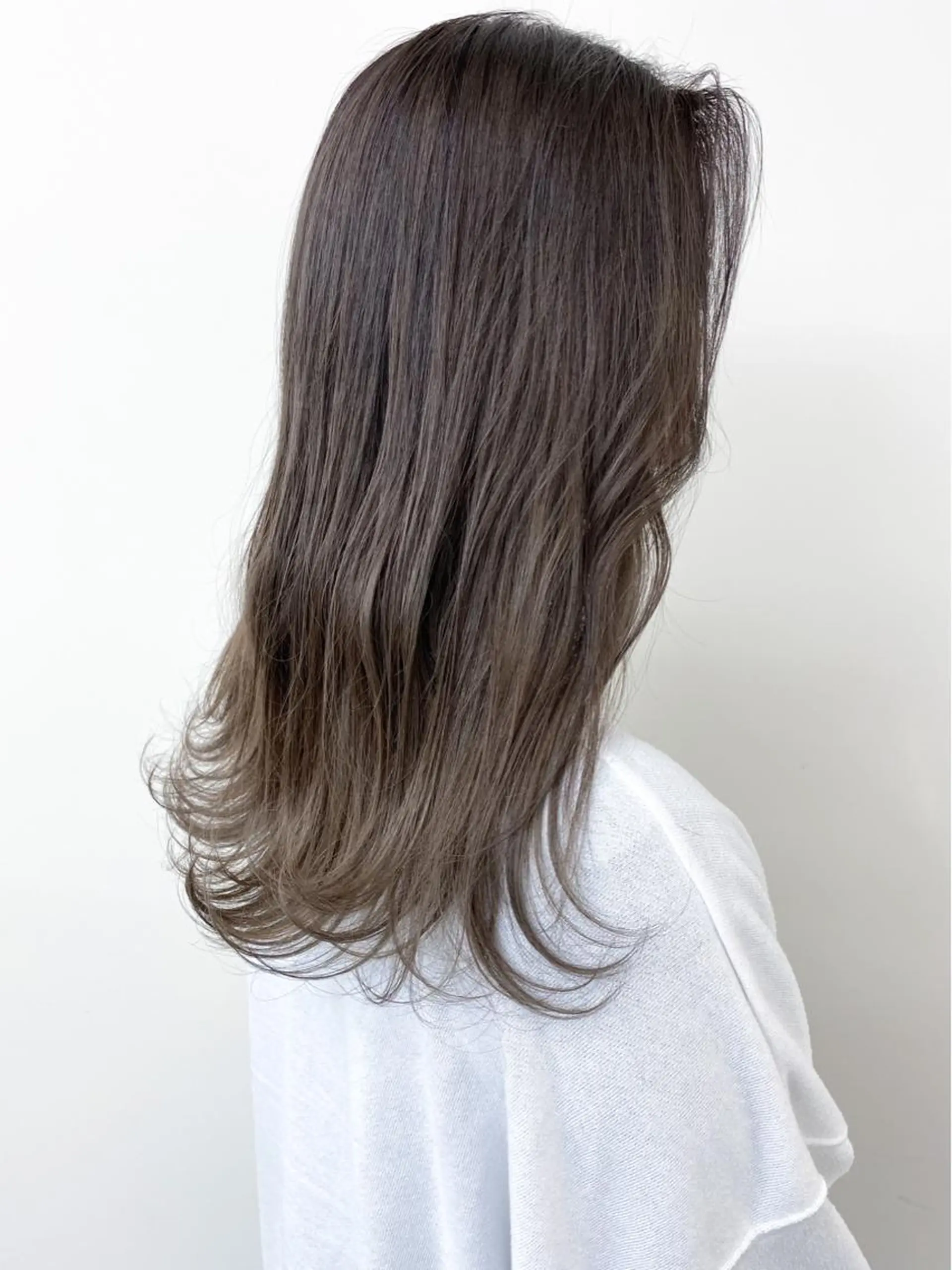 セミロング カラー グレージュ カット ヘアカラー トリートメント Meena by urban所属・丹羽 隼人/髪質改善 /韓国ヘア🇰🇷のヘアスタイル