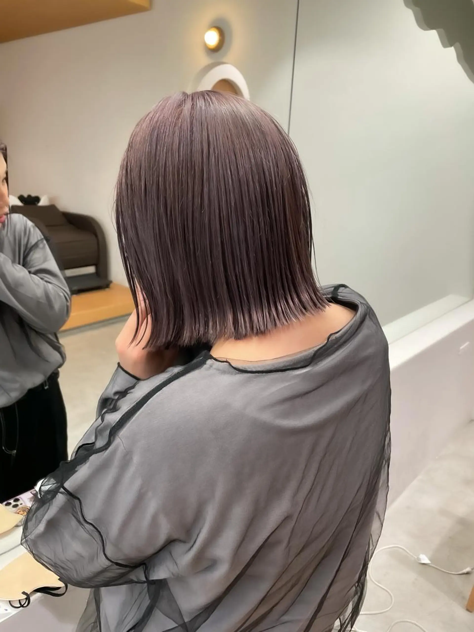 ショート カラー ヘアアレンジ ミニボブ/ブリーチ 🌈MISATOのヘアスタイル