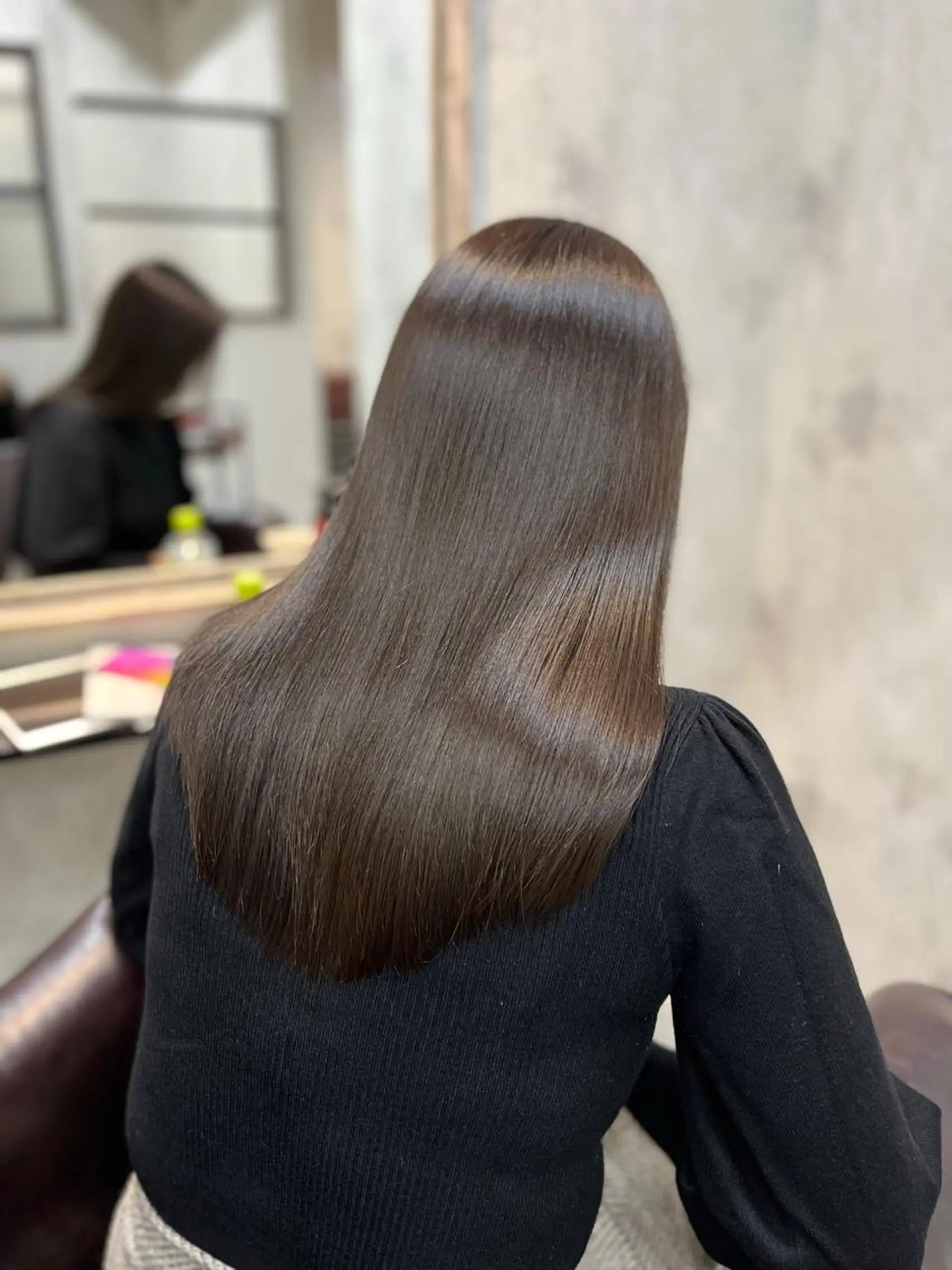 セミロング 髪質改善 トリートメント トリートメント ヘッドスパ ヘアセット seta新宿所属・髪質改善/縮毛矯正 芹沢のヘアスタイル