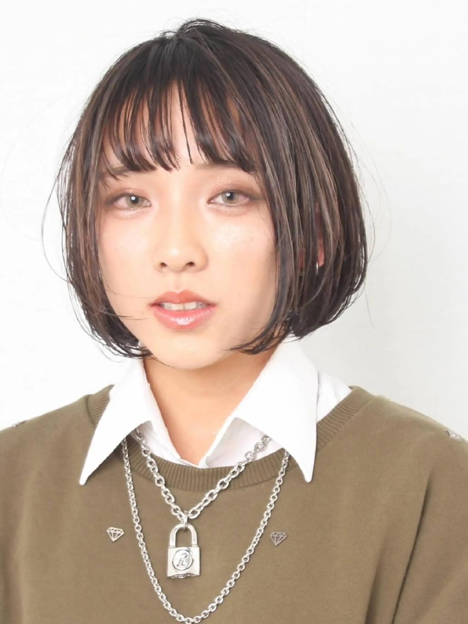 ショート カラー パーマ ヘアアレンジ カット ヘアカラー 心斎橋難波本店 店長 THE ECT 中尾のヘアスタイル