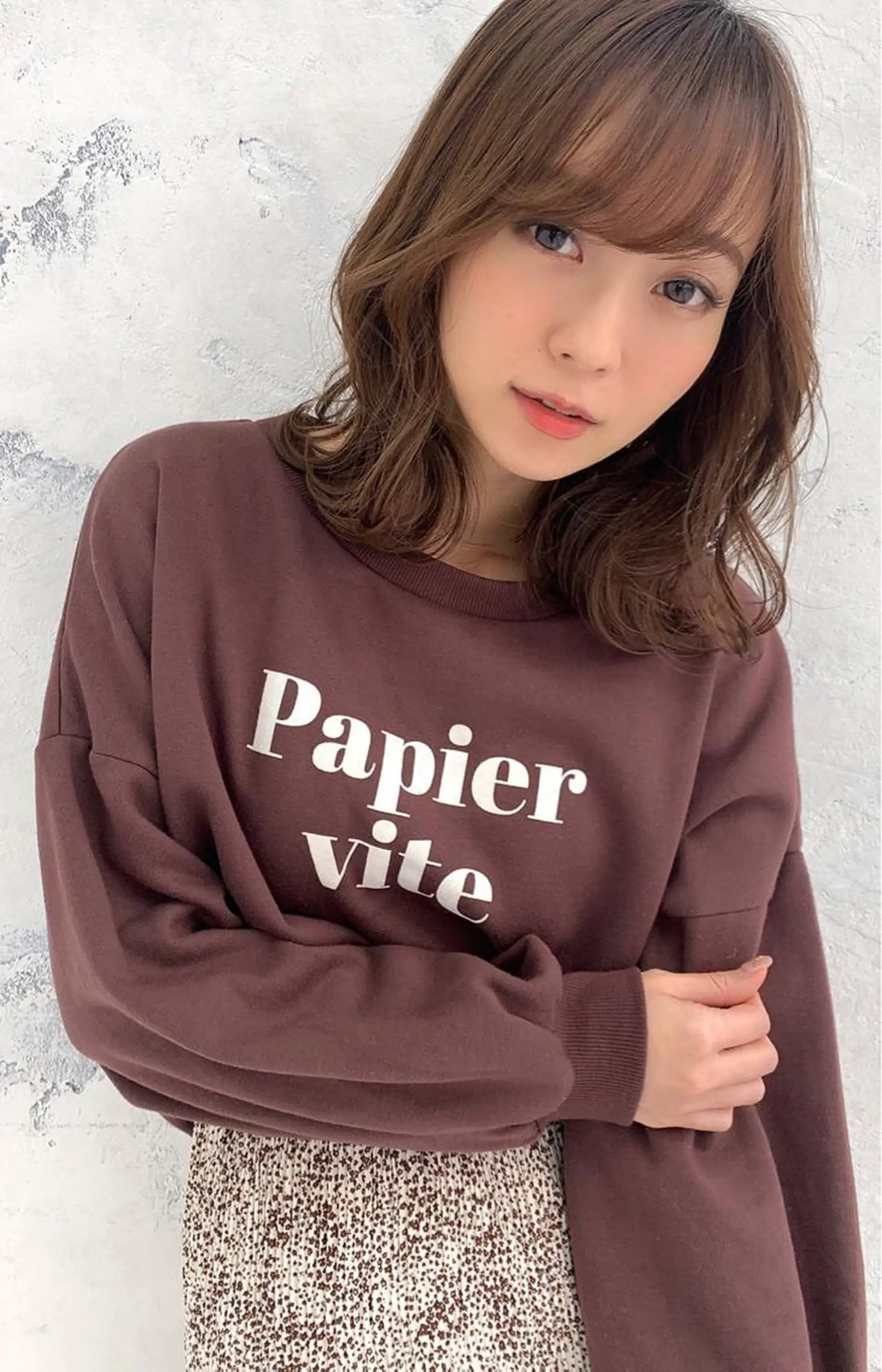 ミディアム kiy by ioeのヘアスタイル