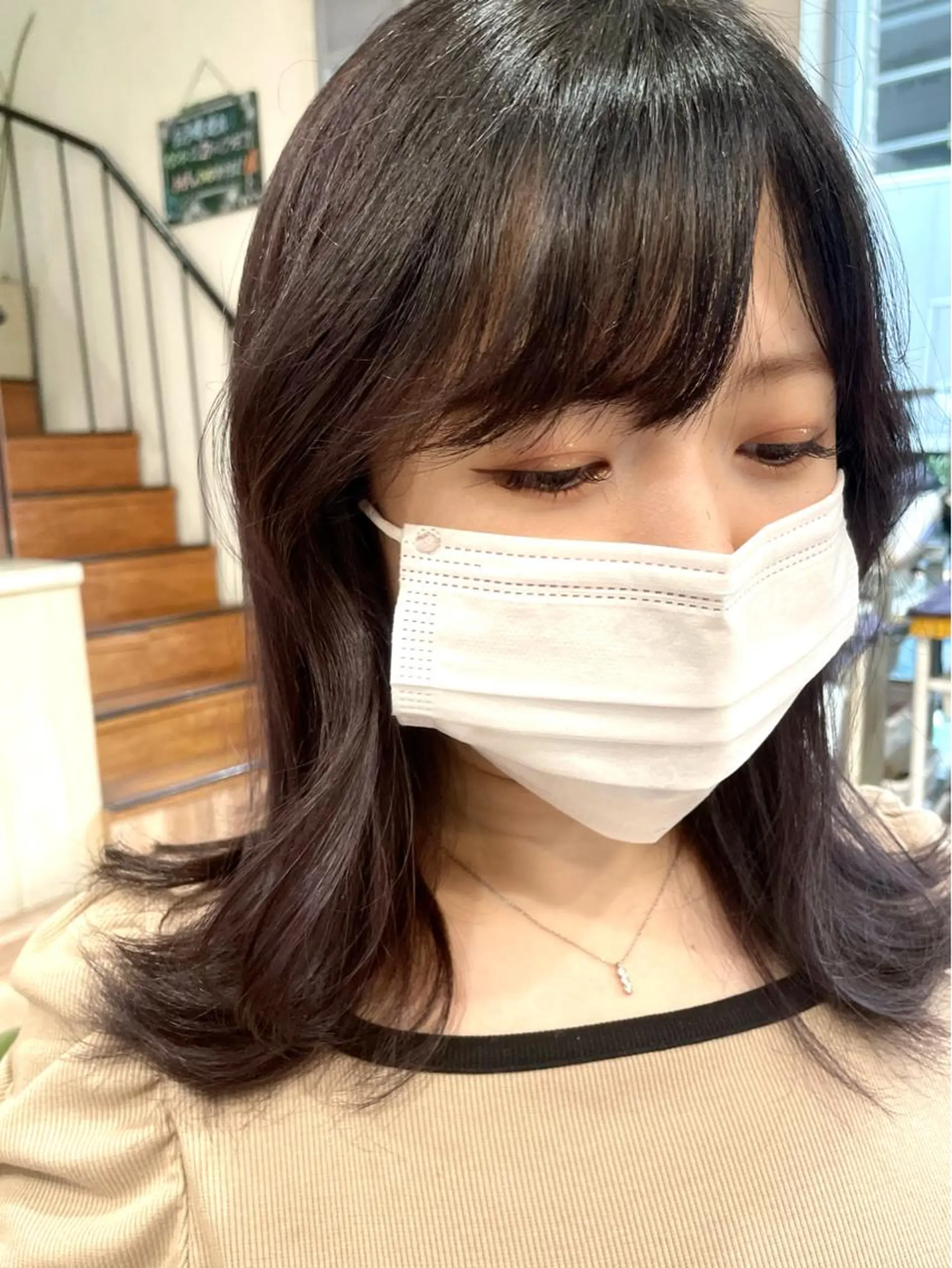 ミディアム カラー 美髪矯正/ハイトーン 🪸🩰ヒナコのヘアスタイル