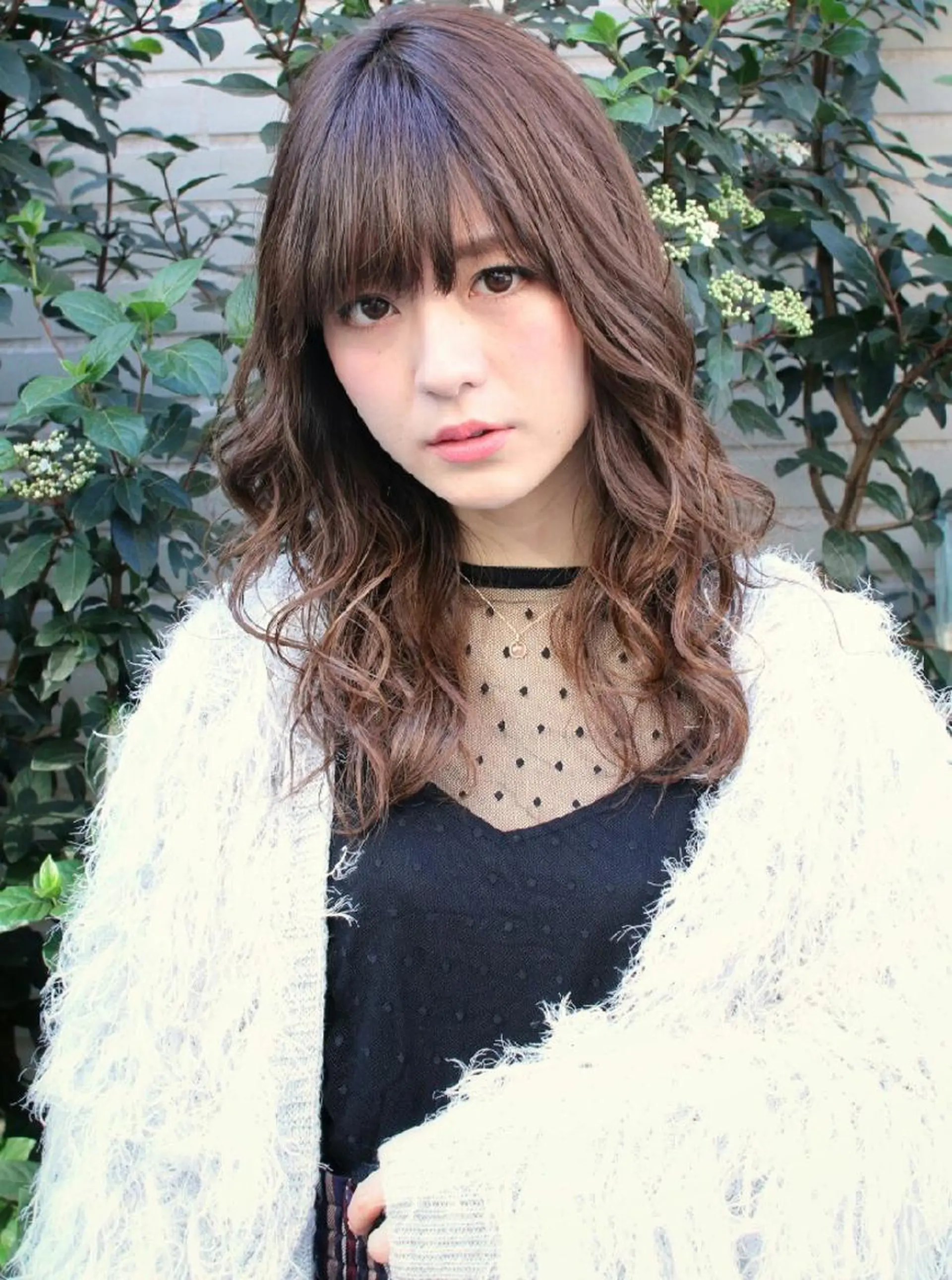 セミロング カラー 堀内 翔のヘアスタイル