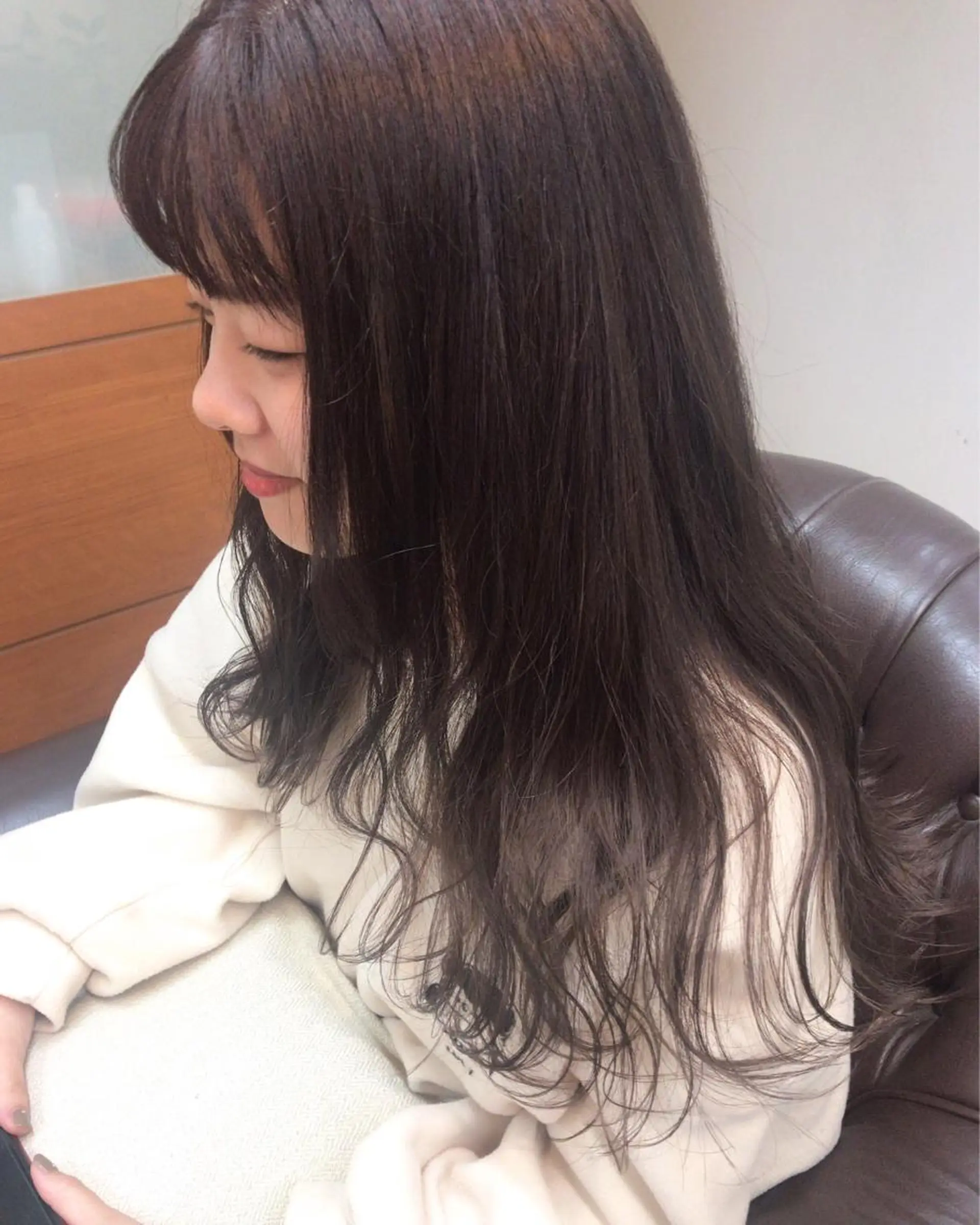 ロング カラー Click所属・クニモトハルナ ボブ/柔らかカラーのヘアスタイル