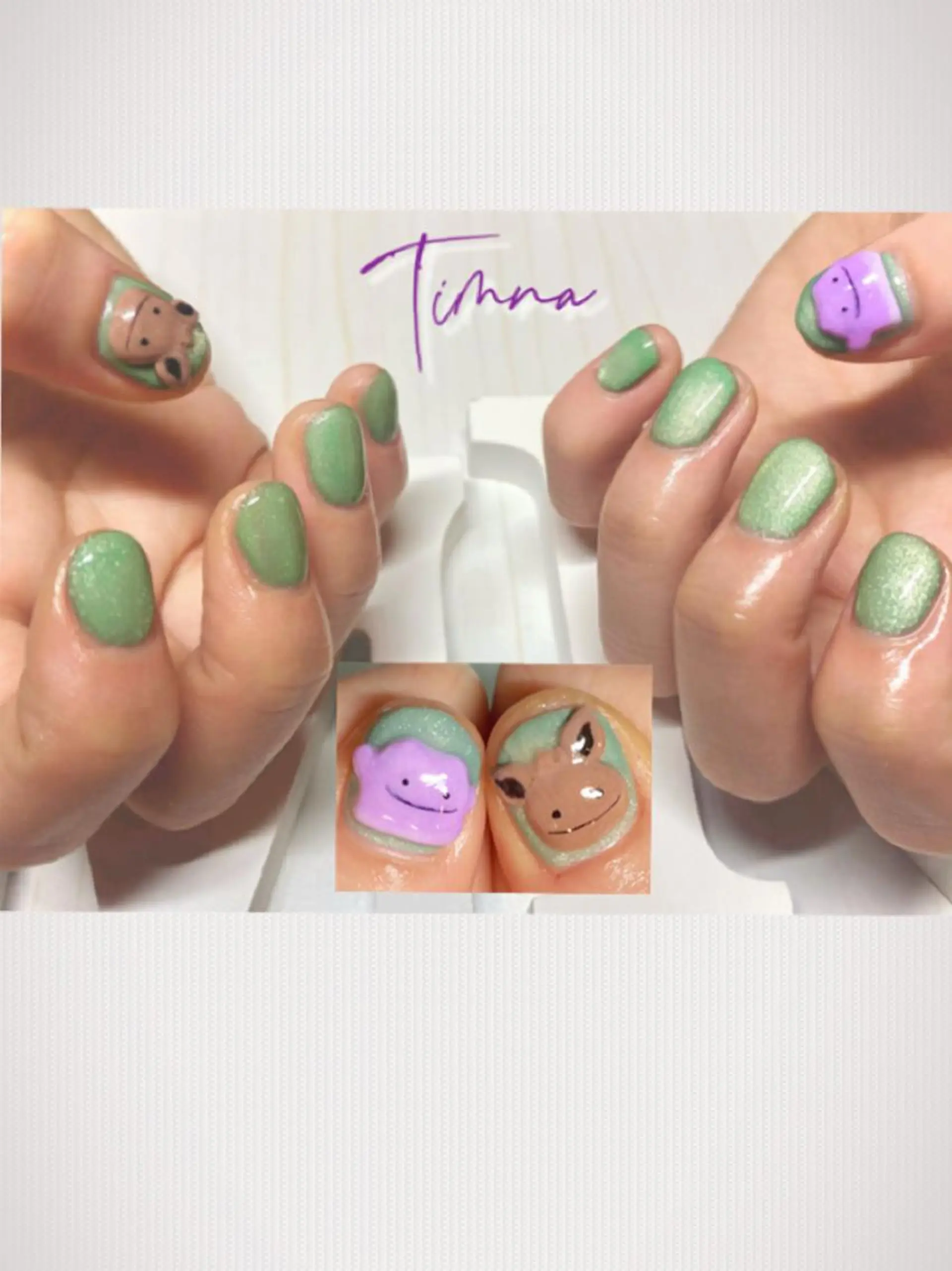 ショート ハンドネイル NAILSALON 🍔Timna🍟のネイルデザイン