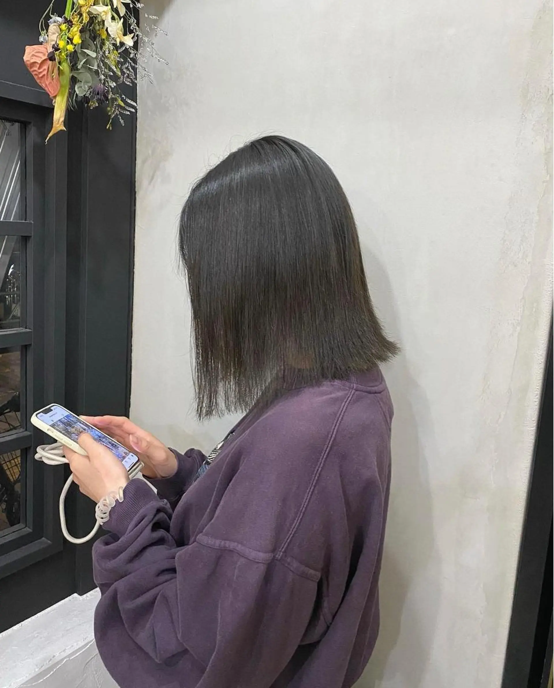 ミディアム アッシュ アッシュグレー ヘアカラー ヘッドスパ ✨レディースカット モデル募集✨イブキのヘアスタイル