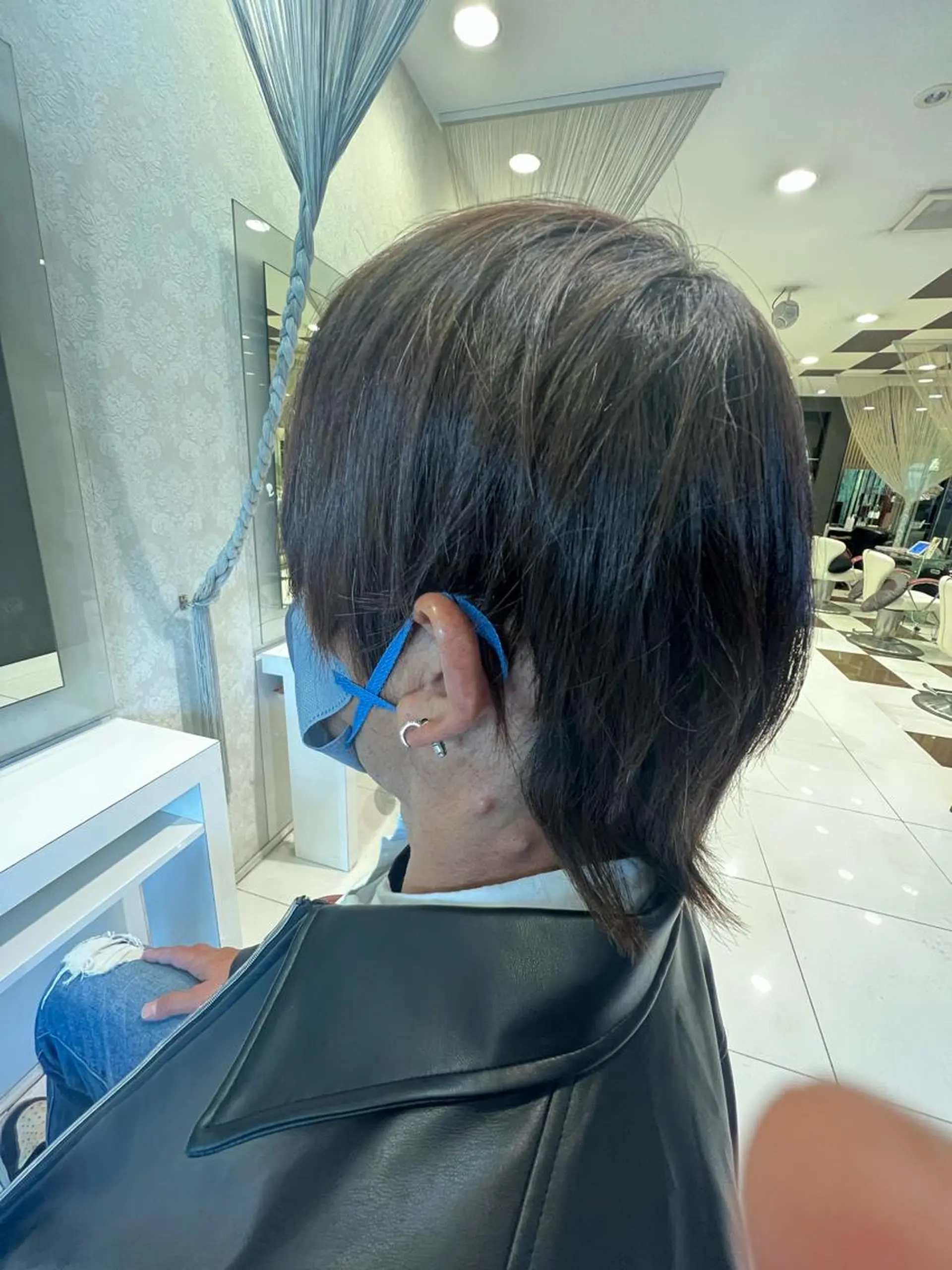 メンズ マッシュ カット 縮毛矯正 トリートメント ヘアセット 古山 侑東 /メンズパーマのヘアスタイル