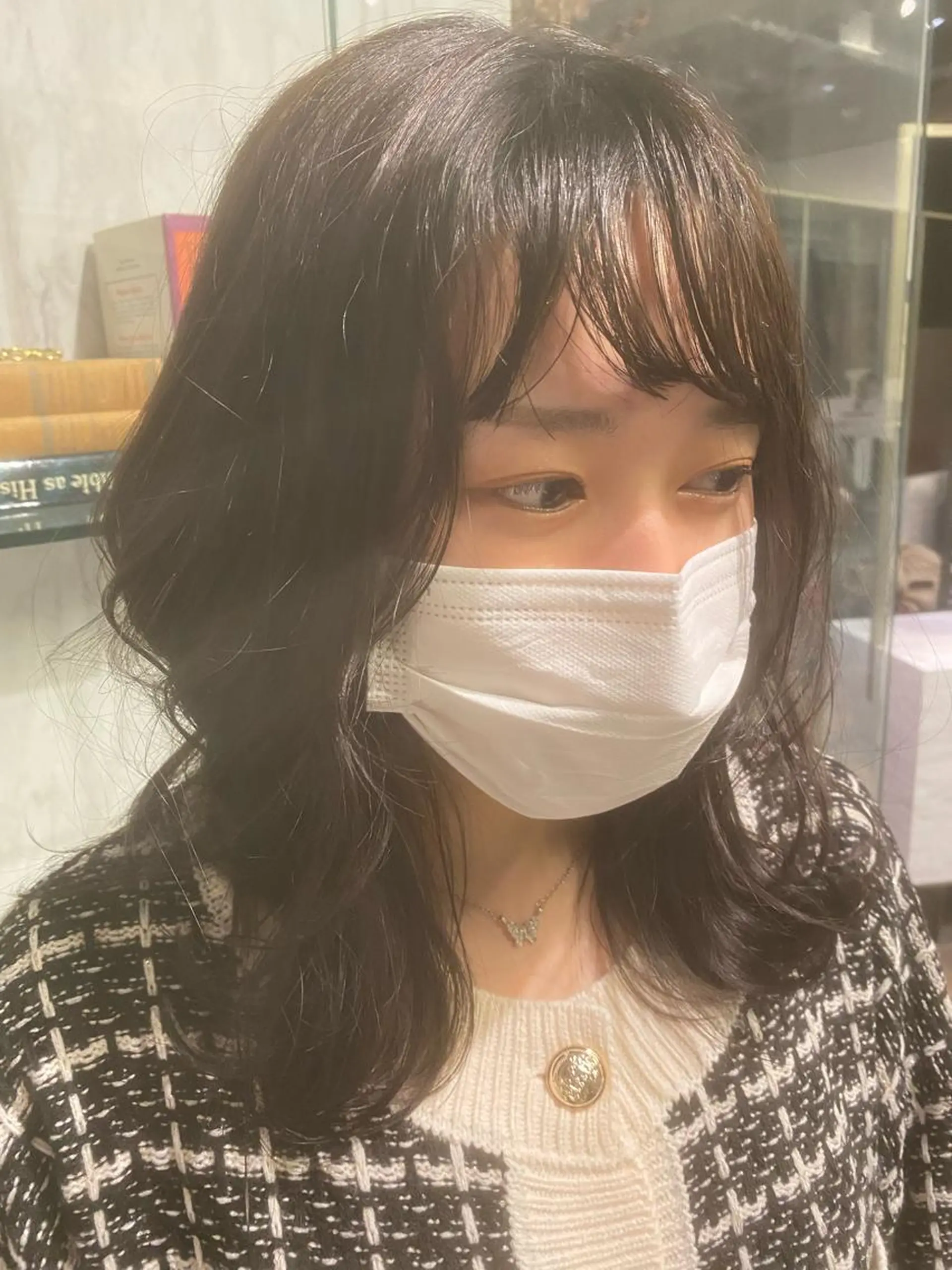 ミディアム アッシュ ROBBY所属・松井美樹/似合わせ ガーリー・韓国のヘアスタイル