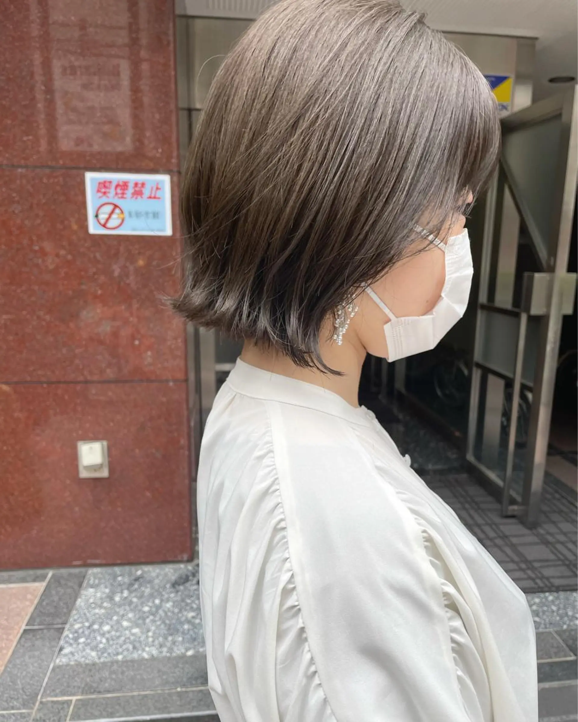 ショート ボブ 外ハネヘア Eleanor梅田店 REMIのヘアスタイル