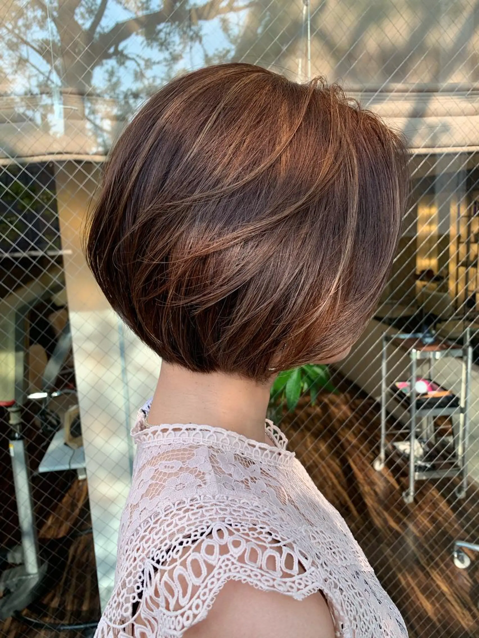 ショート カラー ハイライトカラー ハイライト 髪質改善サロン 心斎橋ARCHEのヘアスタイル