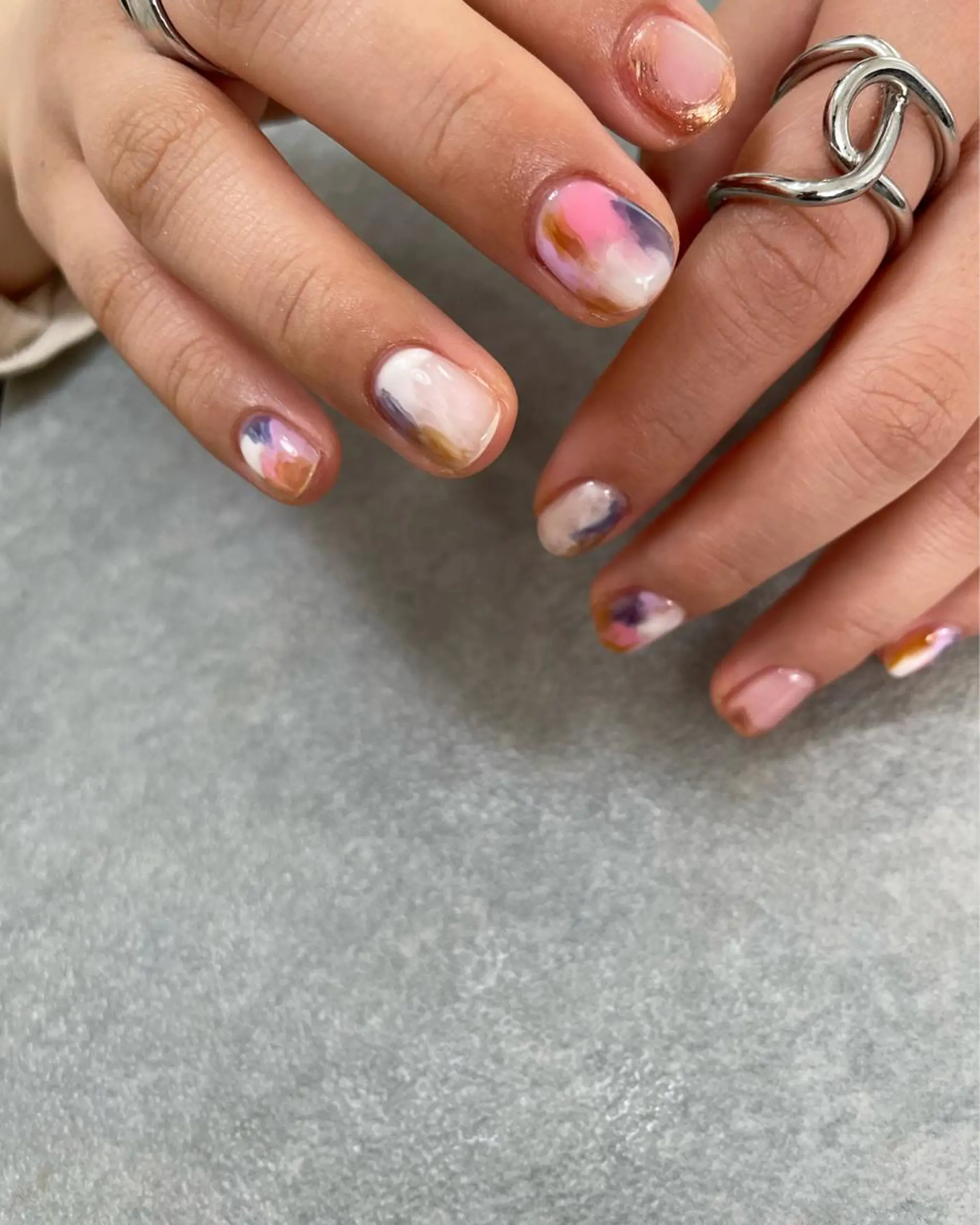 ネイル ハンドネイル フットネイル kiii.__ ✴︎*のネイルデザイン