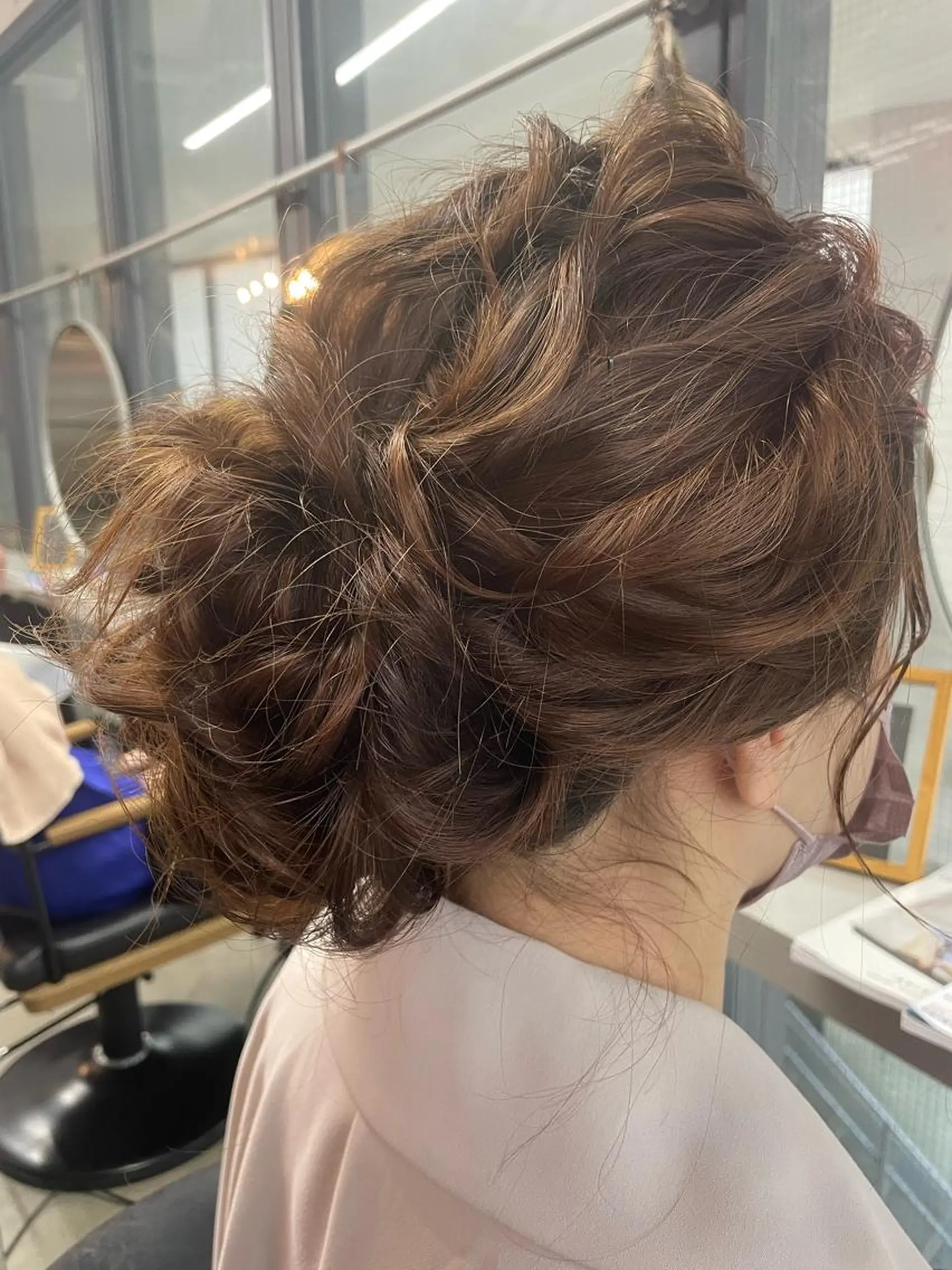 ロング ヘアアレンジ 結婚式・ブライダル やすだ しおりのヘアスタイル