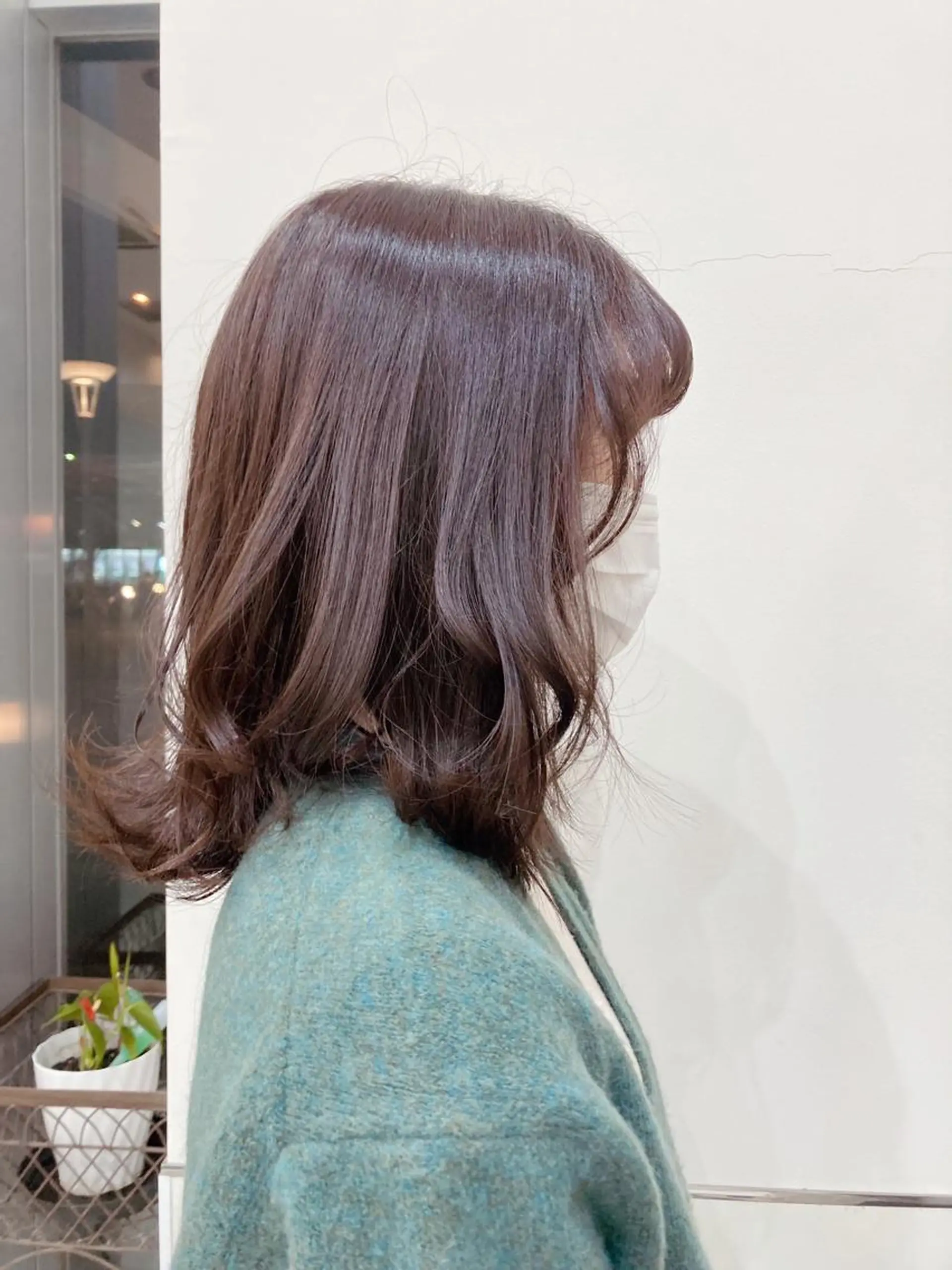 ミディアム ヘアアレンジ アッシュ ショート・透明感 カラーconomiのヘアスタイル