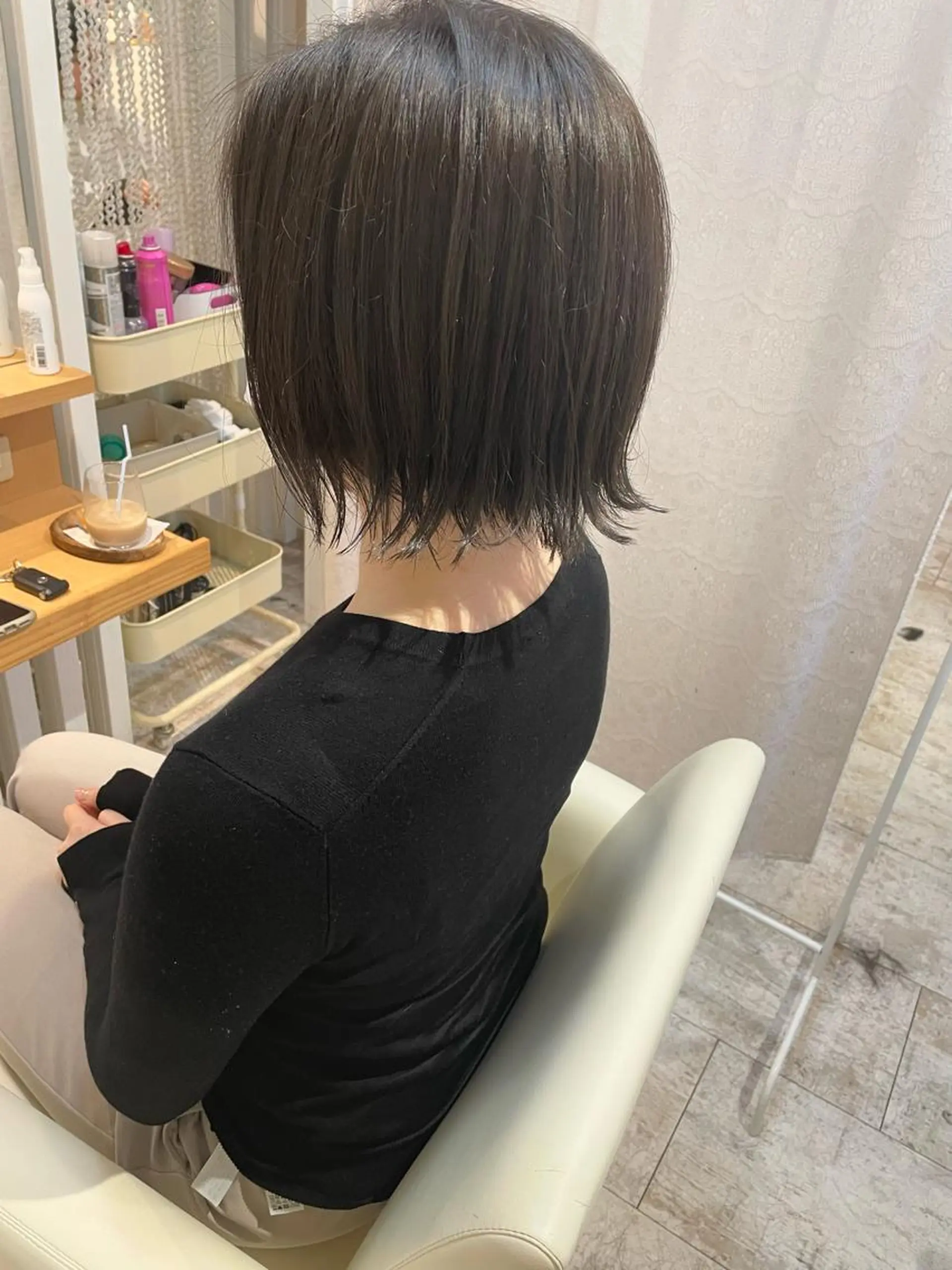 ショート カラー ヘアアレンジ グレージュ 外ハネヘア カット ヘアカラー トリートメント ヘッドスパ 北九州美容室 🕊️わかな✂︎のヘアスタイル
